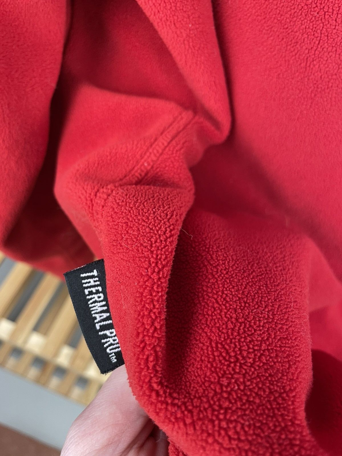 Polo Ralph Lauren × Ralph Lauren × Vintage Polo sport Ralph Lauren red fleece 1/4 zip Size US XL / EU 56 / 4 - 9 Thumbnail