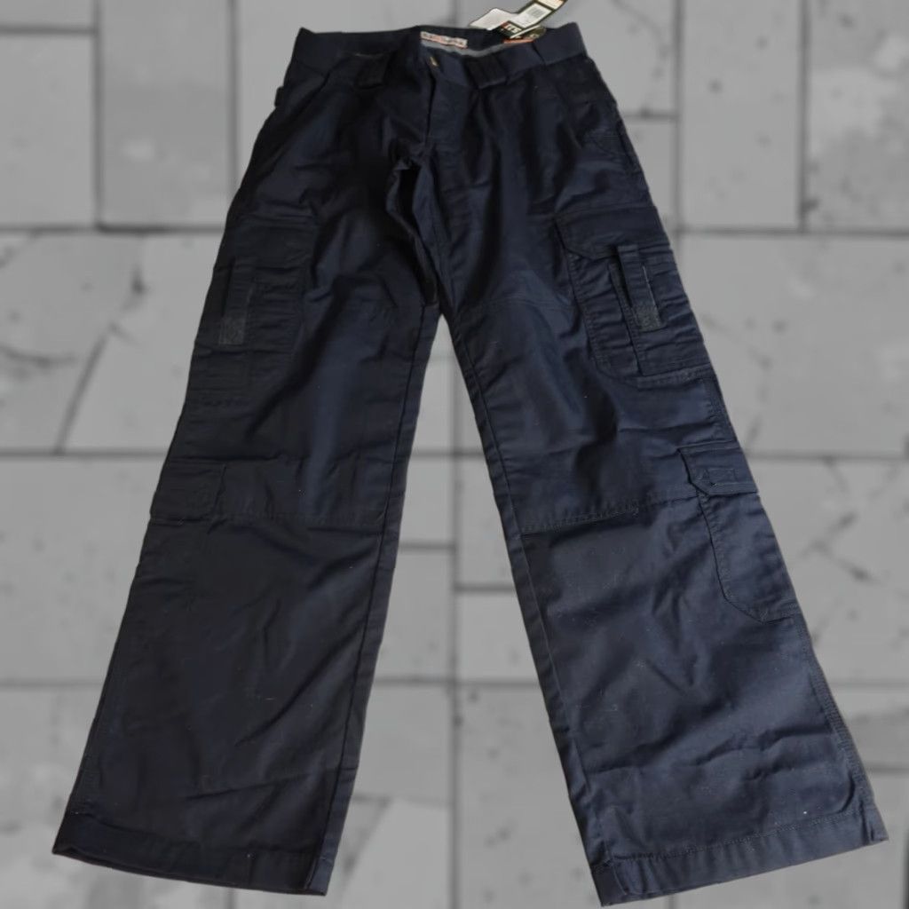 Vintage 5.11 Tactical Womens Pants 12 Blue Solid Cargo Taclite EMS Relaxed Fit NEW Size 34" / US 12 / IT 48 - 1 Thumbnail