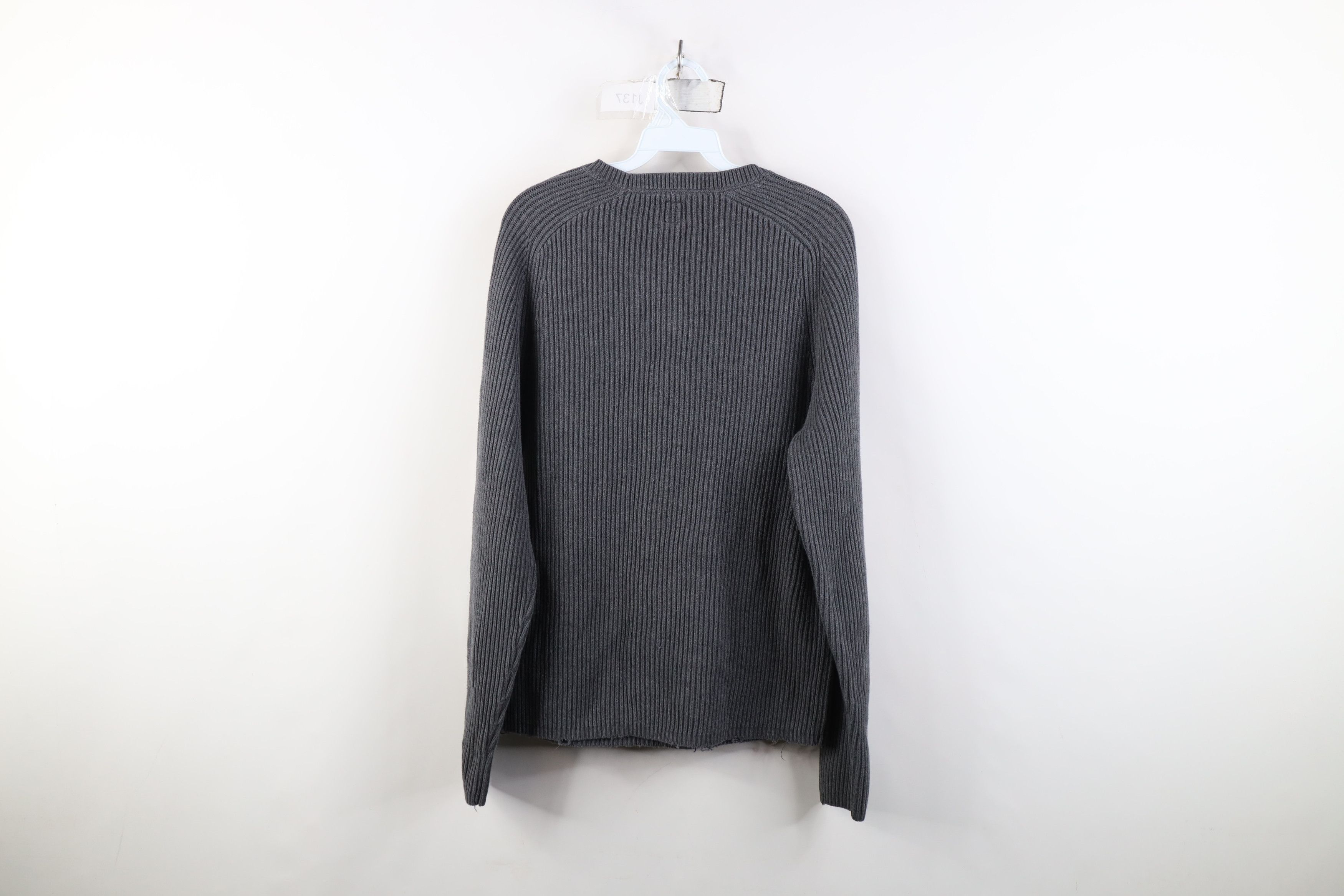 Gap Vintage Y2K Gap Blank Cotton Ribbed Knit Crewneck Sweater Size M / US 6-8 / IT 42-44 - 11 Thumbnail