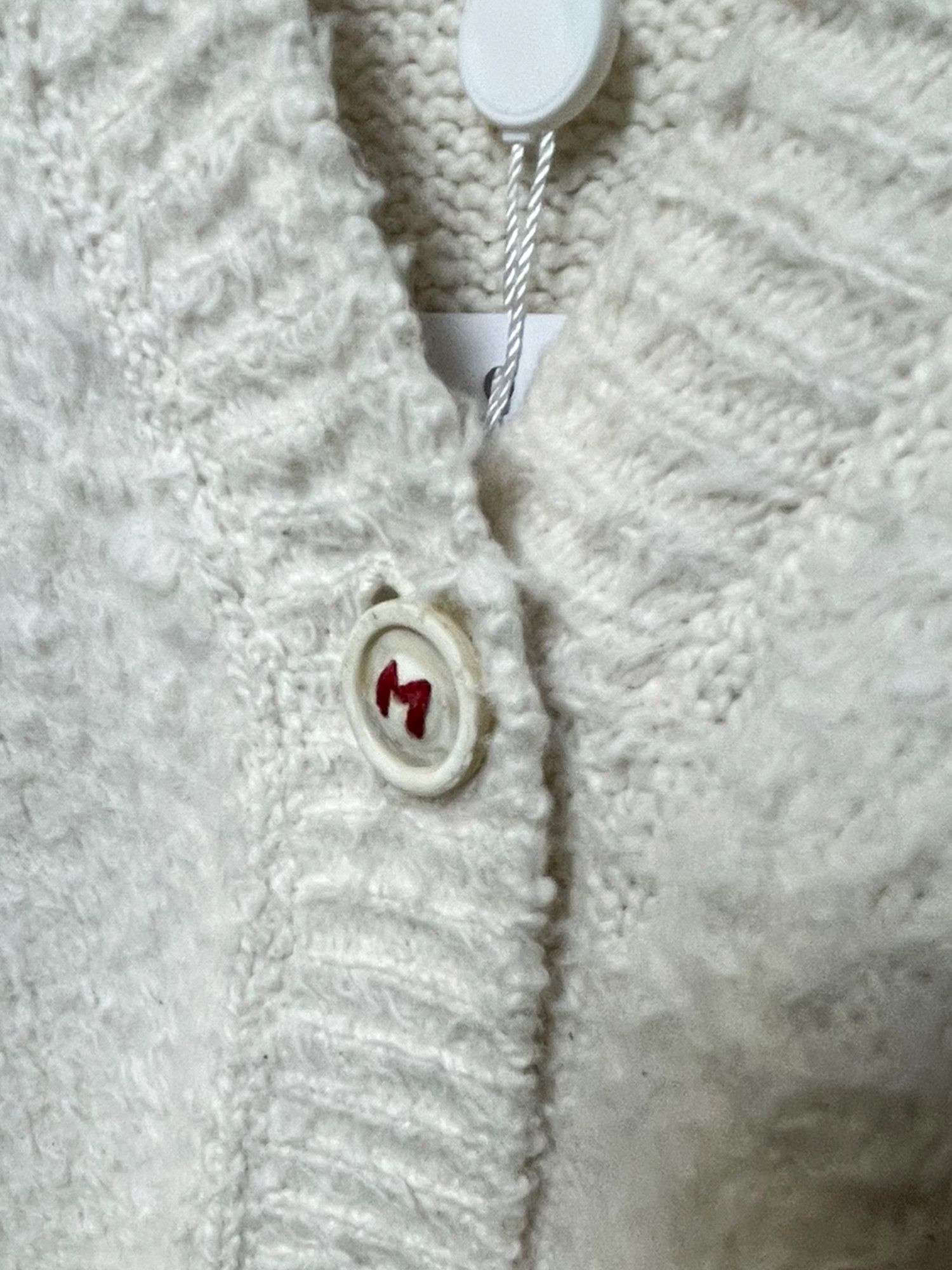 Maison Margiela MAISON MARGIELA Womens Oversized Piled Cardigan Size M / US 6-8 / IT 42-44 - 6 Thumbnail