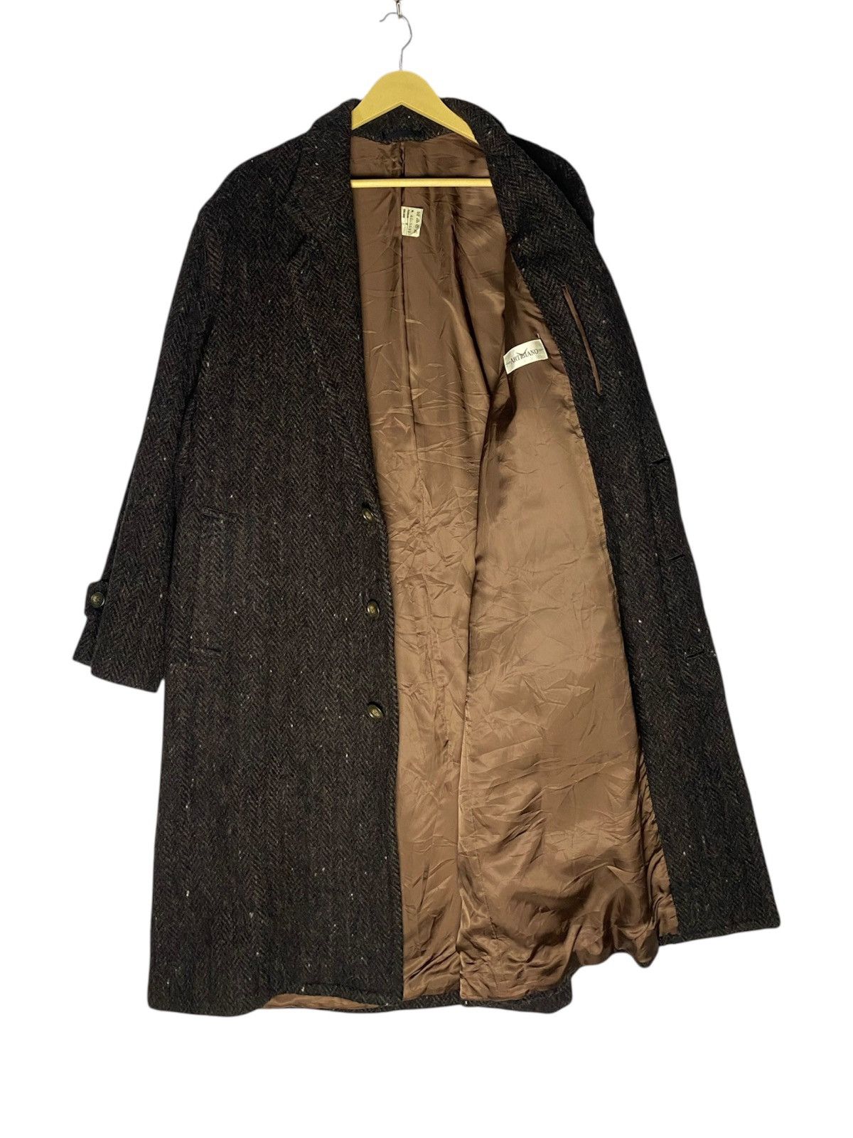 Japanese Brand Vintage Japanese Brand Artigiano Brown Wool Jacket Size US L / EU 52-54 / 3 - 4 Thumbnail