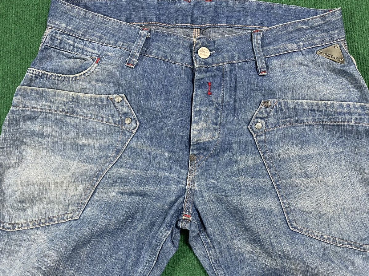 Replay Vintage Replay Wide Leg Jeans Size US 34 / EU 50 - 4 Thumbnail