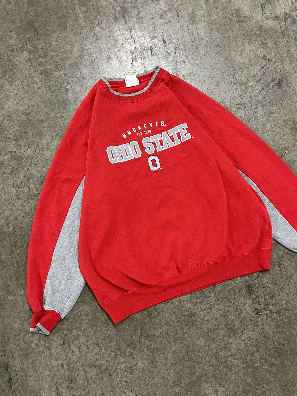 Vintage Vintage Ohio state college sweatshirt boxy fit streetwear Size US XL / EU 56 / 4 - 4 Thumbnail