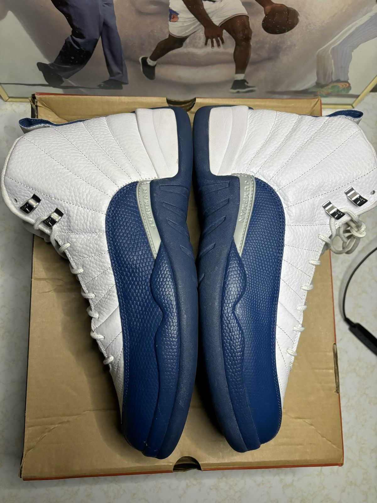 Jordan Brand Jordan Retro 12 ‘French blue’ Size US 12 / EU 45 - 4 Thumbnail