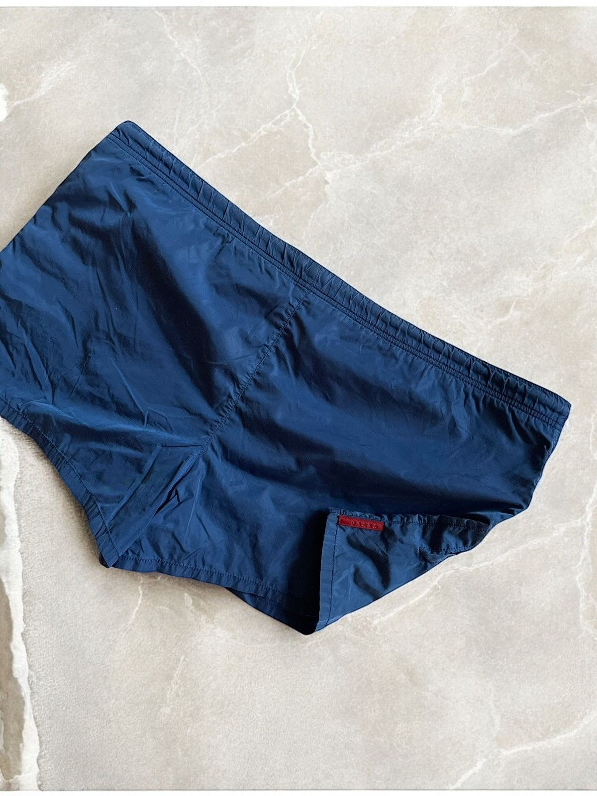 Prada × Vintage PRADA RED TAB NYLON SHORTS Vintage avant Garde y2k Size US 34 / EU 50 - 5 Thumbnail