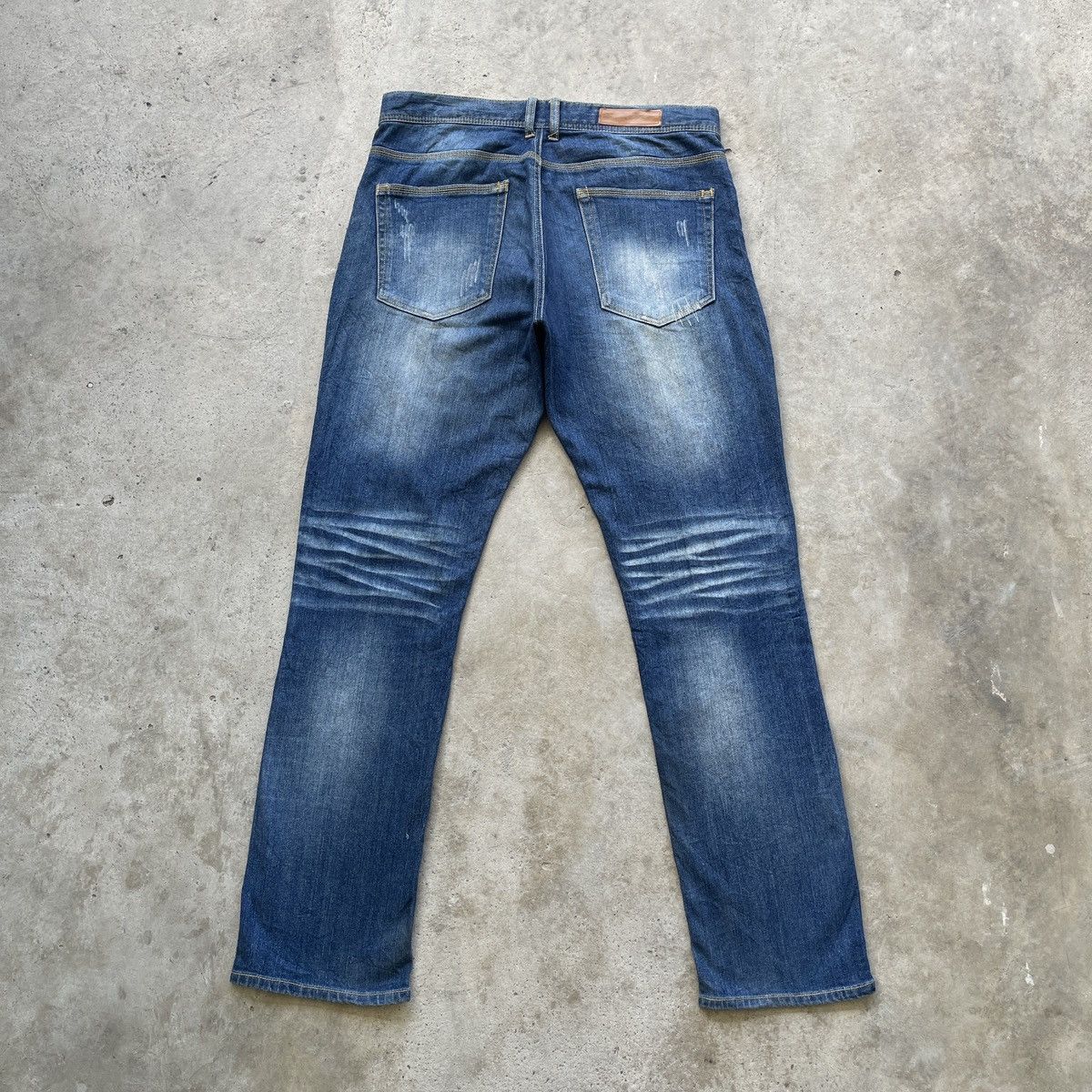 Japanese Brand Vintage Japanese Distressed Jeans Faded Denim Pants W34 Size US 34 / EU 50 - 10 Thumbnail