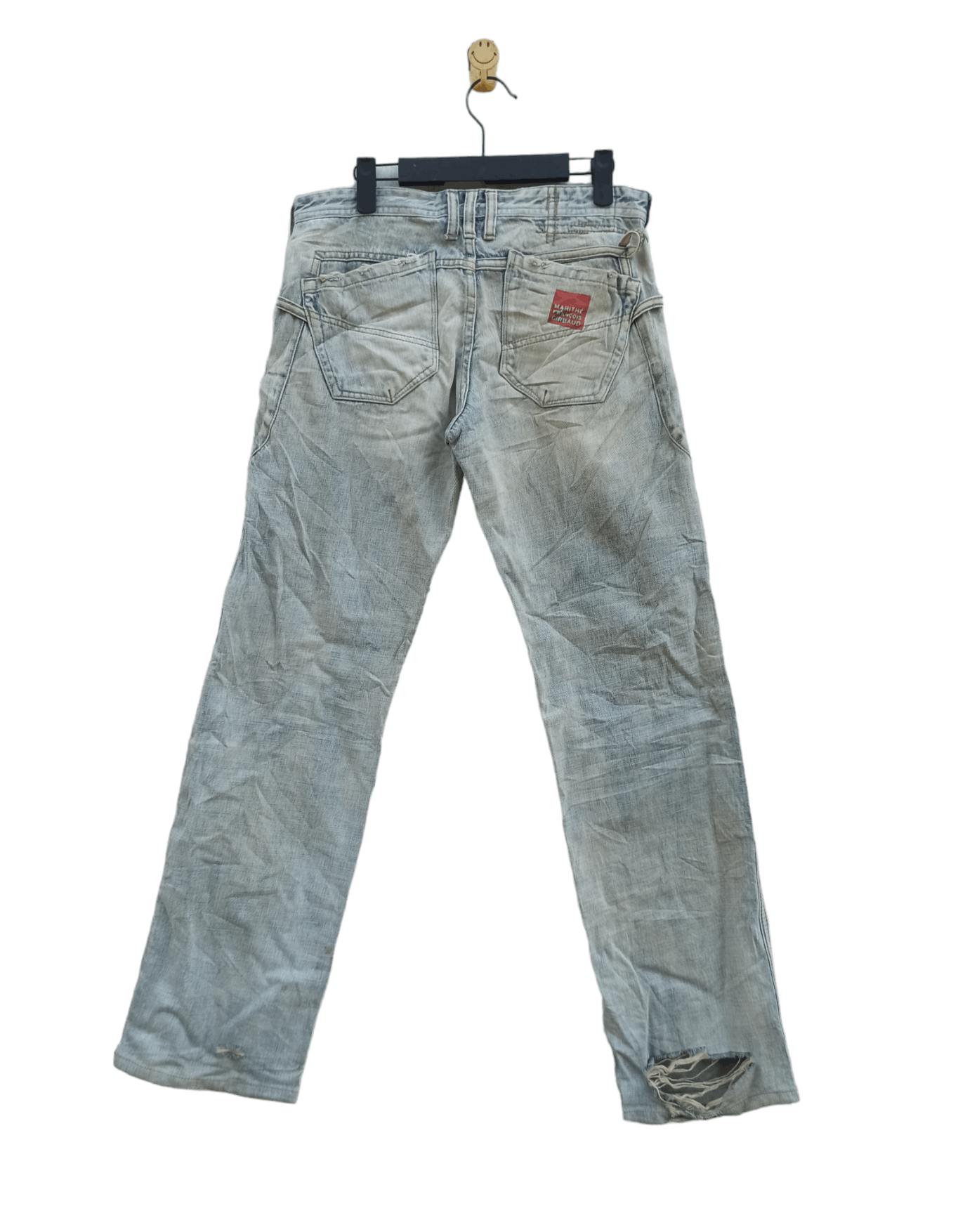 Marithe + Francois Girbaud × Vintage Vintage Marithe Francois Girbaud Distressed Denim Jean Size US 31 - 3 Thumbnail