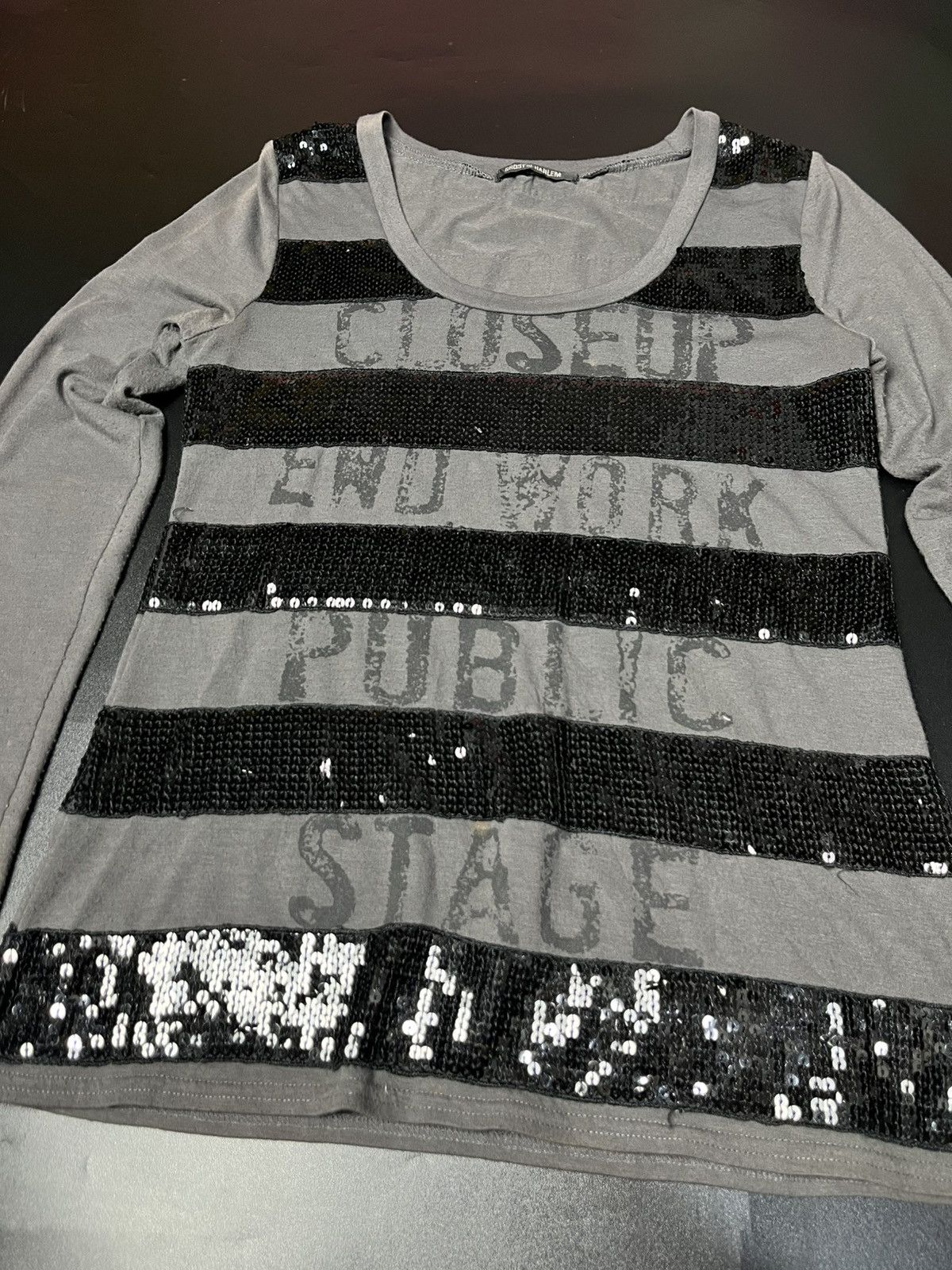 GOSTAR DE FUGA × If Six Was Nine × Japanese Brand Japanese Gost Of Harlem sequin Stipe Size US S / EU 44-46 / 1 - 3 Thumbnail