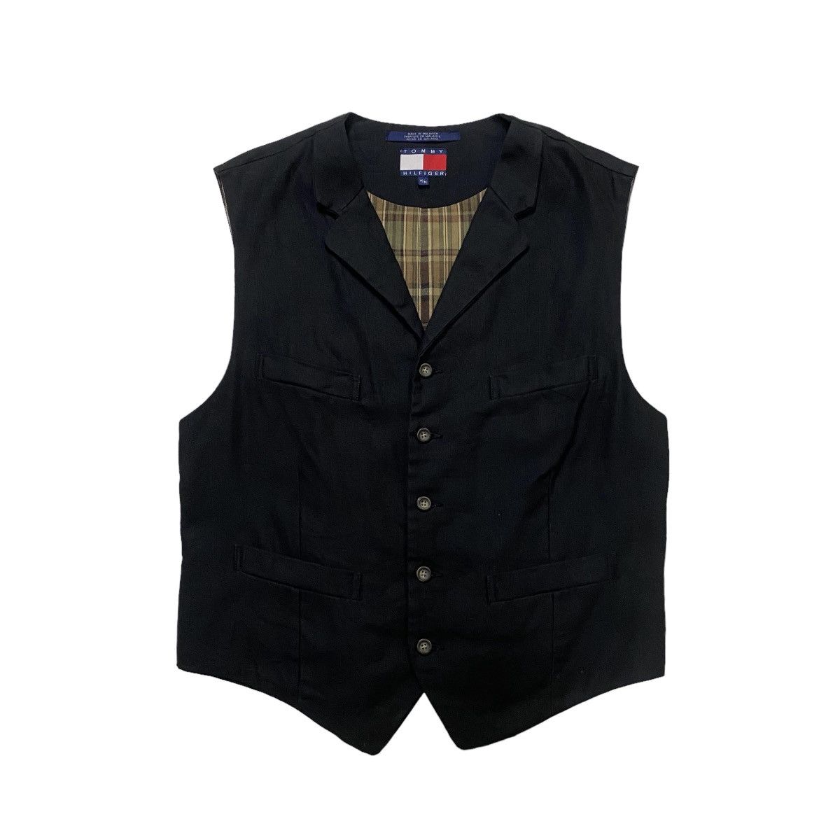 Tommy Hilfiger × Vintage Tommy Hilfiger Hemp Vest jacket Size US M / EU 48-50 / 2 - 1 Thumbnail