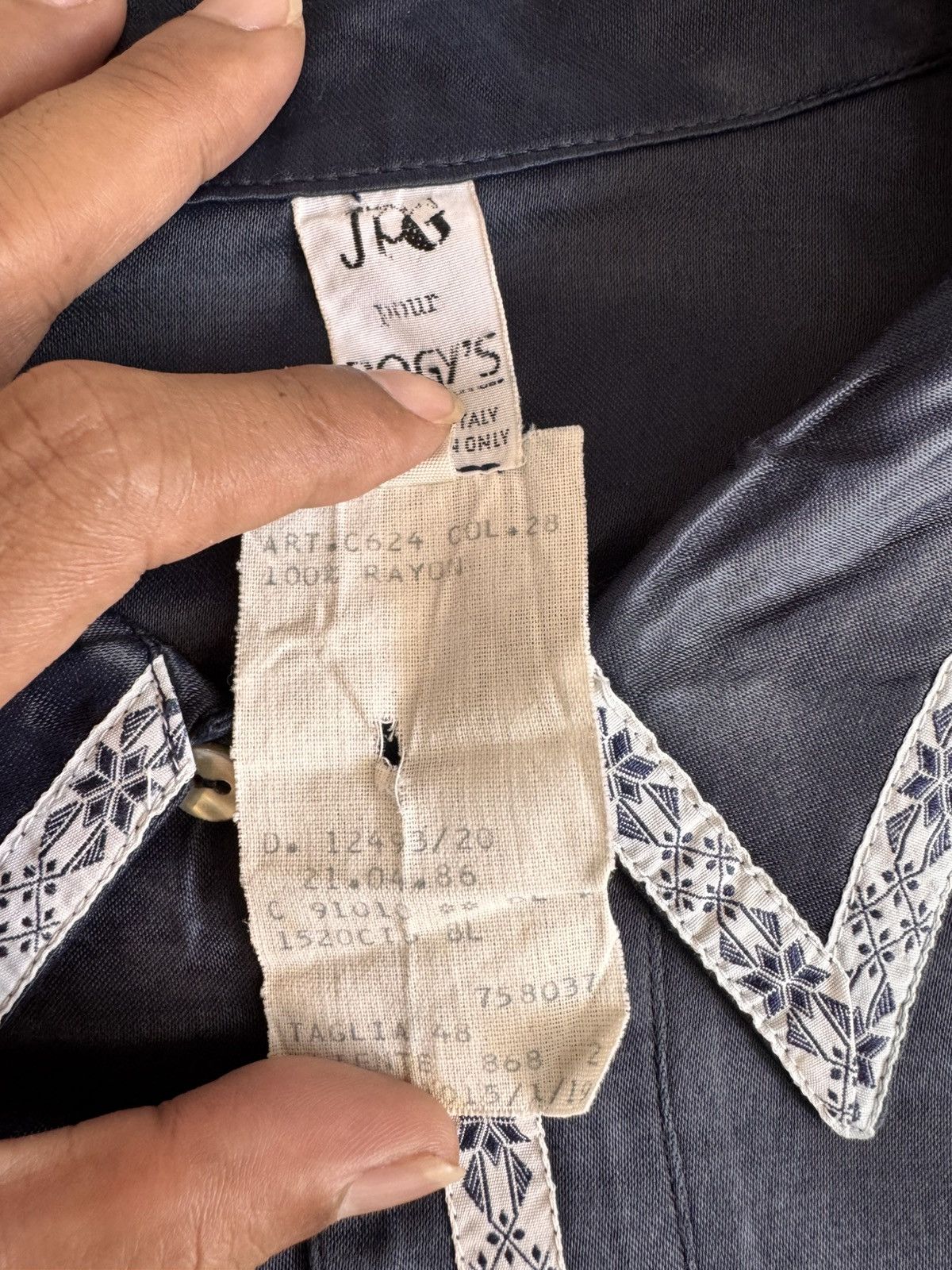 Jean Paul Gaultier RARE JEAN PAUL GAULTIIER 1986 VINTAGE BUTTON SHIRT Size US M / EU 48-50 / 2 - 7 Thumbnail