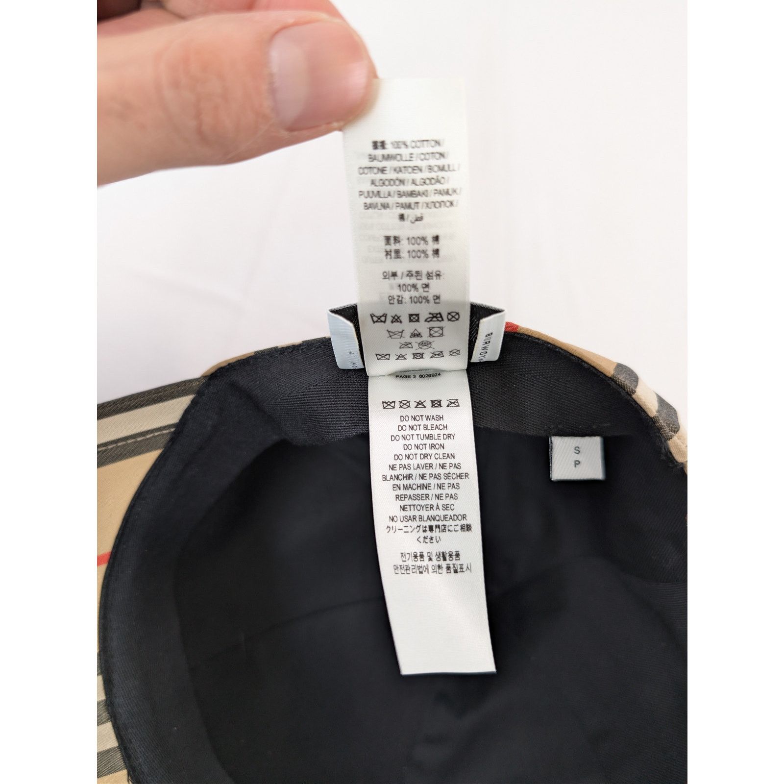 Burberry o1rshd1 Size: S / TB Baseball Cap / Hat in Multicolor Size ONE SIZE - 13 Thumbnail