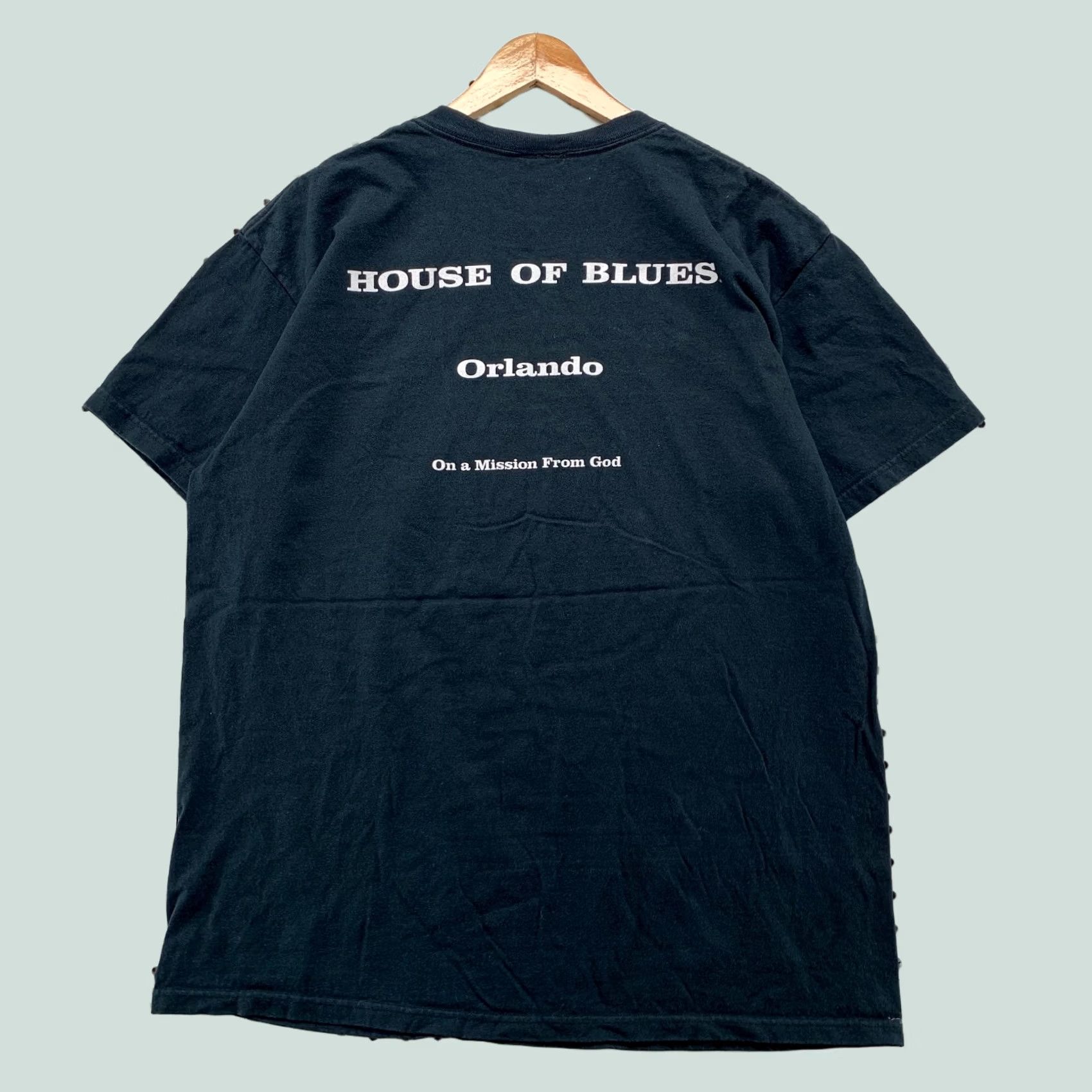 Vintage VINTAGE House Of Blues Shirt Mens XL Black Orlando Short Sleeve On Mission God Shirt Size US XL / EU 56 / 4 - 1 Thumbnail
