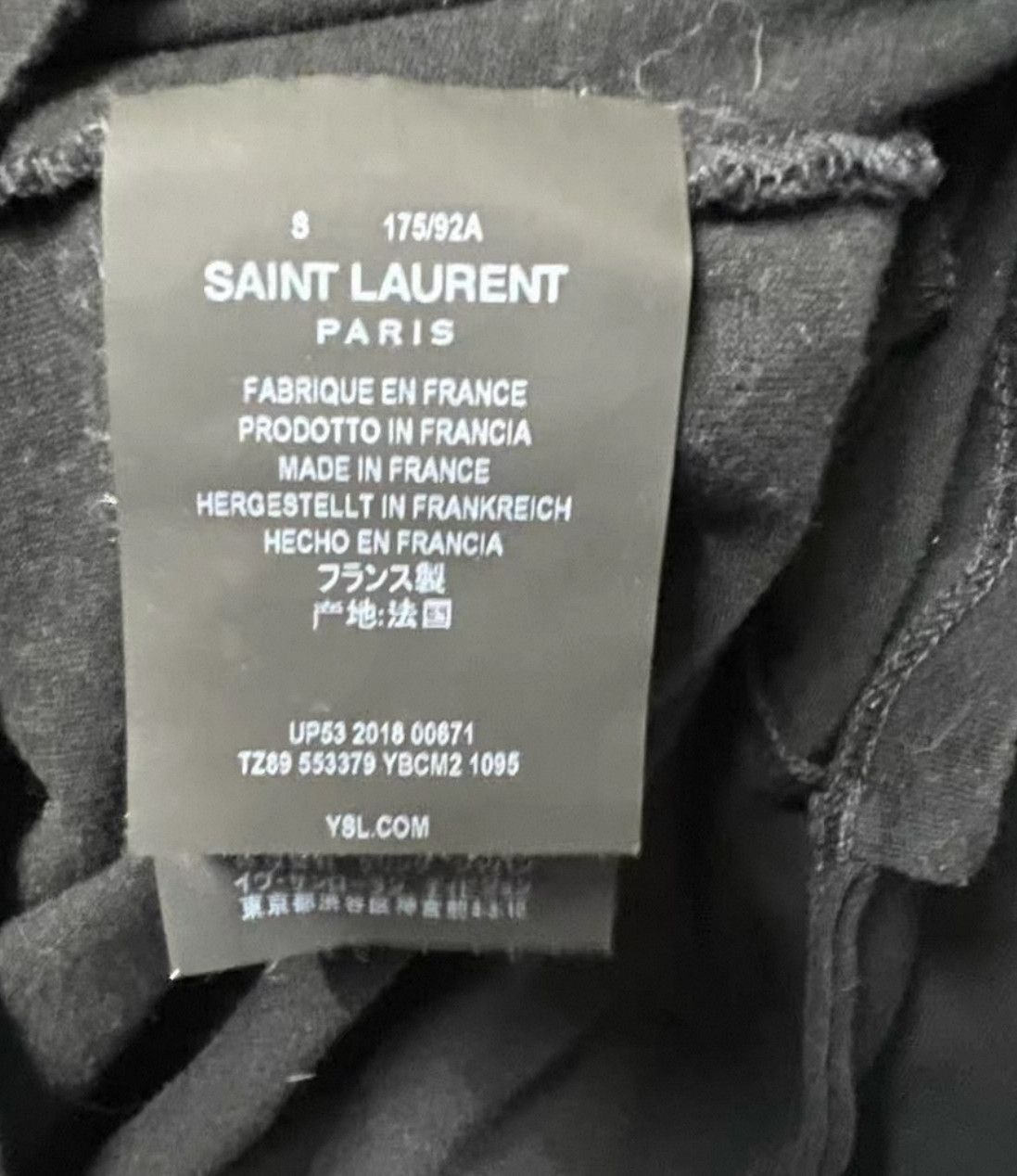 Saint Laurent Paris Saint Laurent Casual short sleeve 2504-Nextarrow Size US S / EU 44-46 / 1 - 5 Thumbnail