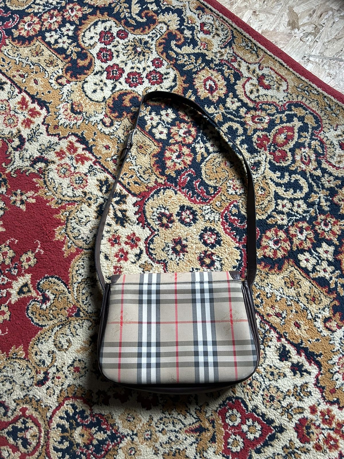 Burberry × Vintage Vintage burberry nova check shoulder bag Size ONE SIZE - 6 Thumbnail