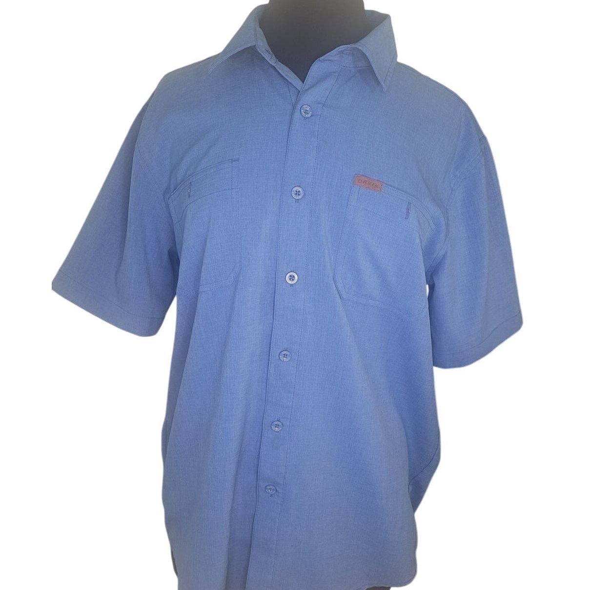 Orvis Orvis M Blue Performance Tech Chambray Work Wear Stretch Size US M / EU 48-50 / 2 - 1 Thumbnail