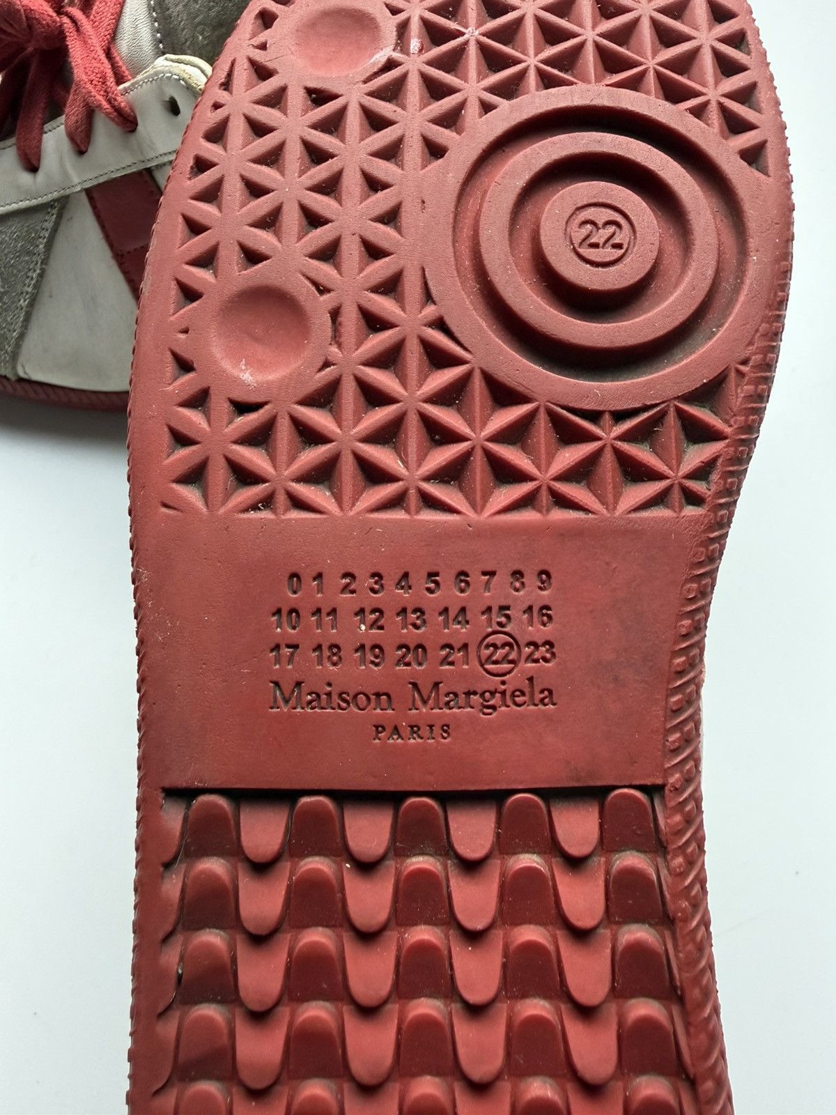 Maison Margiela Maison Margiela Gats White Red Size US 9 / EU 42 - 9 Thumbnail