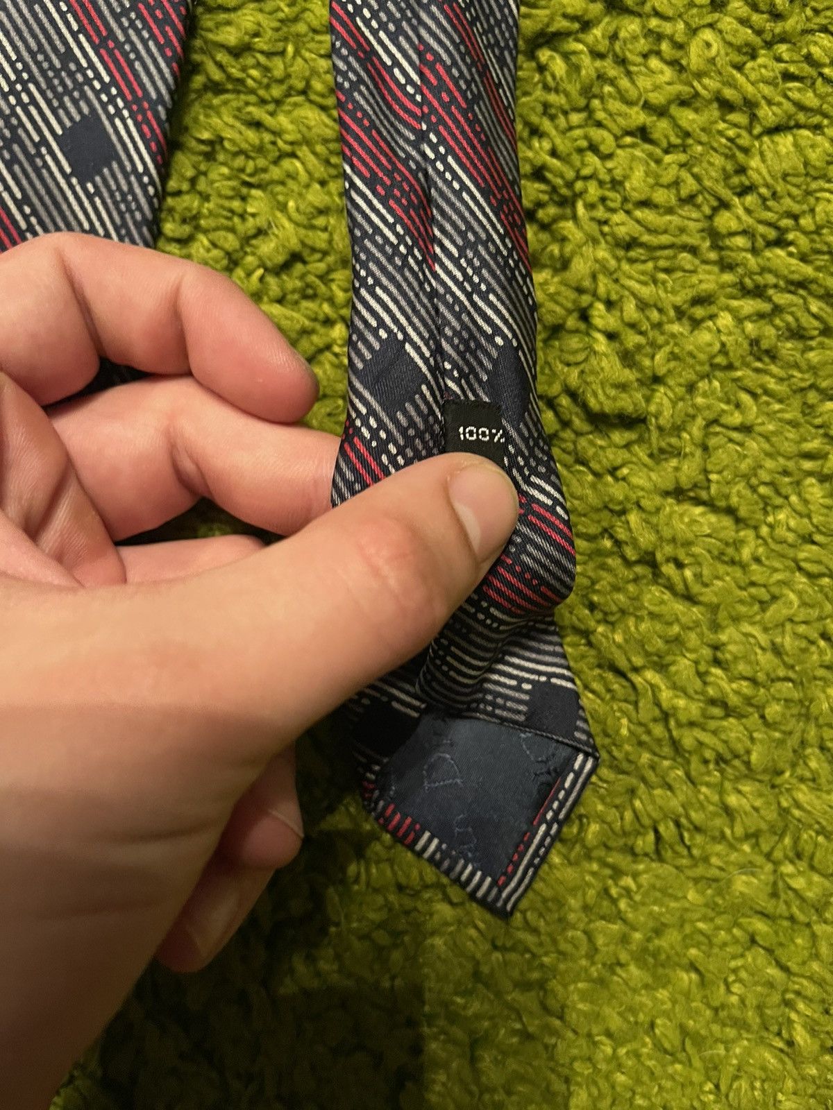 Christian Dior Monsieur Christian Dior Monsieur 1990s vintage striped silk tie Size ONE SIZE - 4 Thumbnail