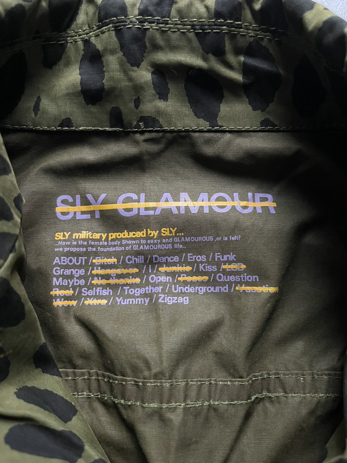 Isamu Katayama Backlash 2000s SLY Glamour wax leopard army funk jacket Size US M / EU 48-50 / 2 - 7 Thumbnail