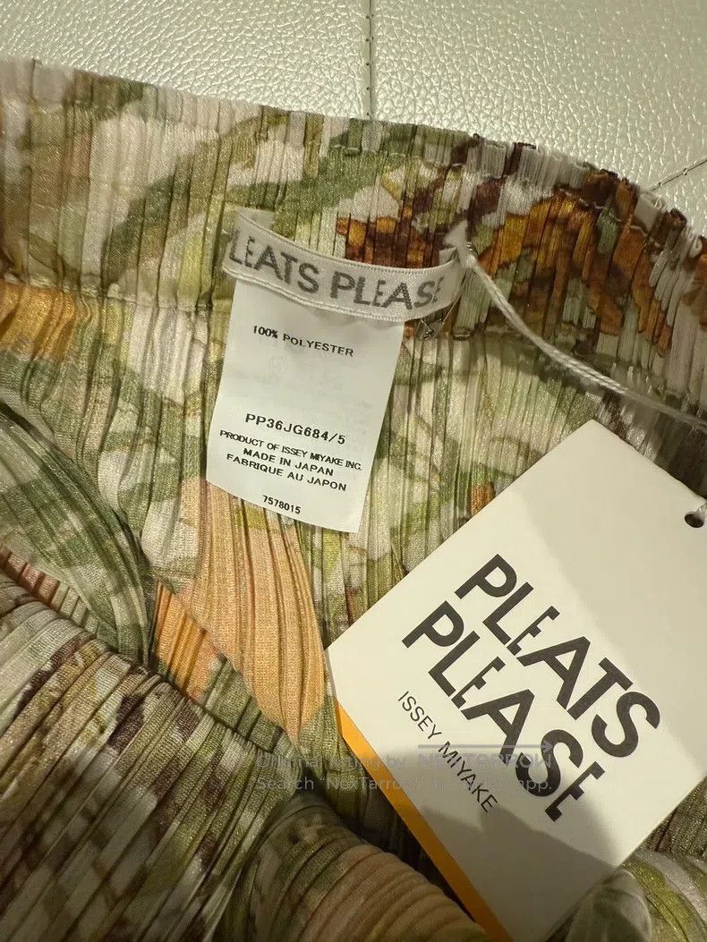 Issey Miyake Issey Miyake size:5 Floral Midi Skirt Size 31" - 3 Thumbnail
