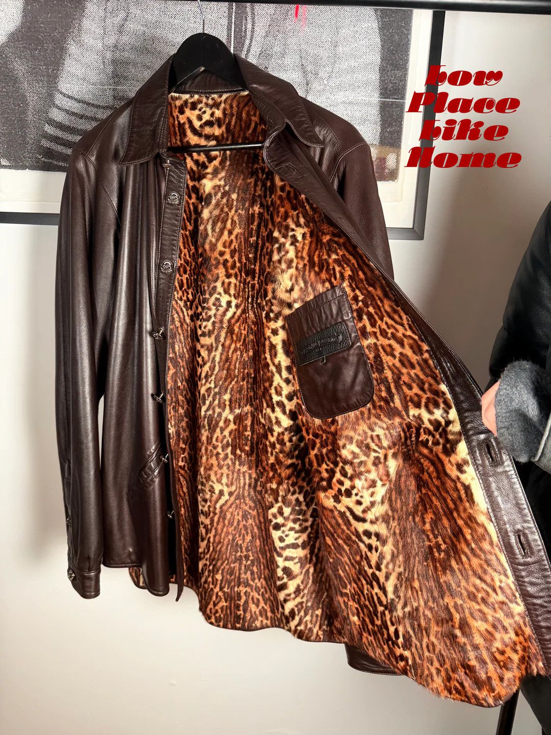 Chrome Hearts 🚭 ULTIMATE CHROME GRAIL🚭90s 100% RABBIT FUR LEOPARD LEATHER Size US L / EU 52-54 / 3 - 1 Thumbnail