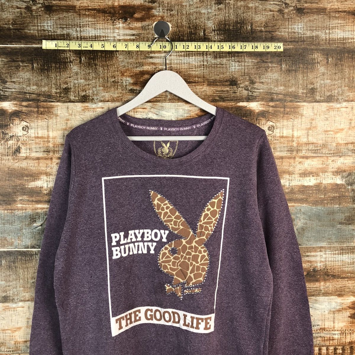 Playboy Play Boy Purple Sweatshirt #A1929 Size US M / EU 48-50 / 2 - 2 Thumbnail