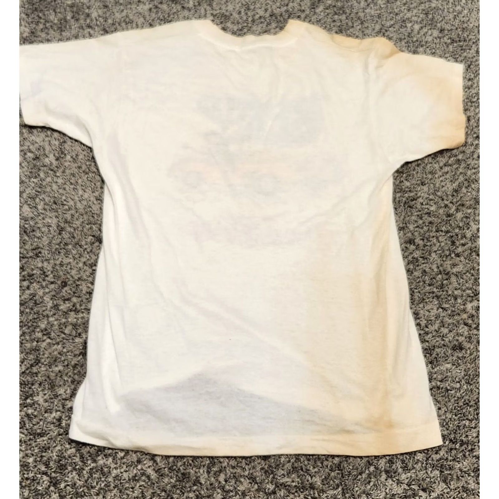 Vintage VINTAGE Rare T-Shirt BEATLES Cartoon 1987 Medium Mens White M Shirt Size US M / EU 48-50 / 2 - 3 Thumbnail