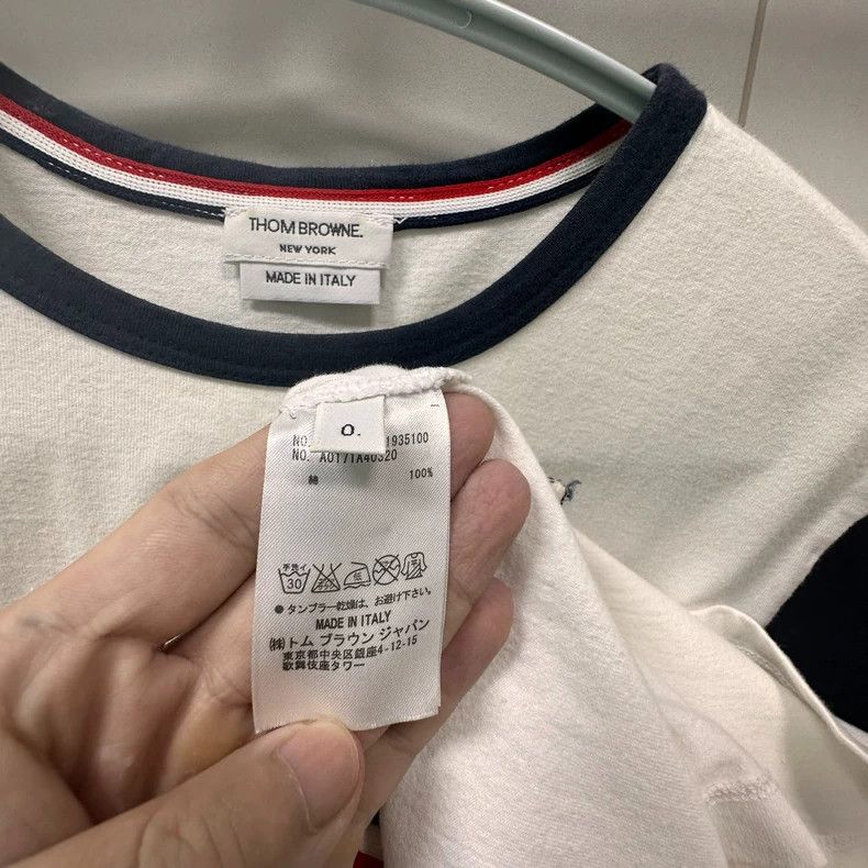 Thom Browne Thom Browne Classic color T-shirt Size US XS / EU 42 / 0 - 4 Thumbnail