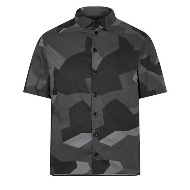 image of Neil Barrett O1G2R1Mq0424 Shirts In Blacks, Men's (Size Medium)