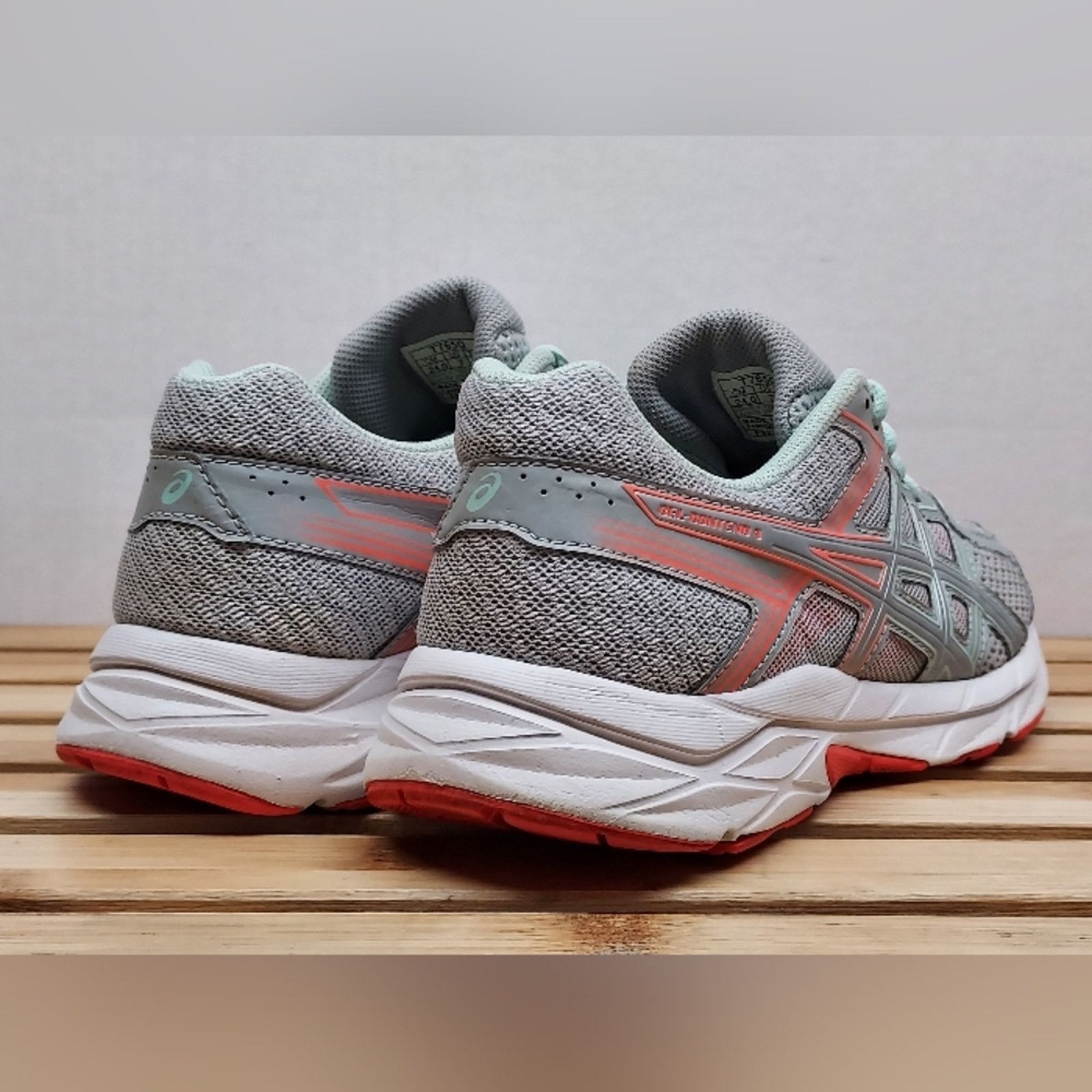 Asics ASICS Womens | Grey | Gel-Contend 4 Athletic Shoes Size 7 Size US 7 / IT 37 - 3 Thumbnail
