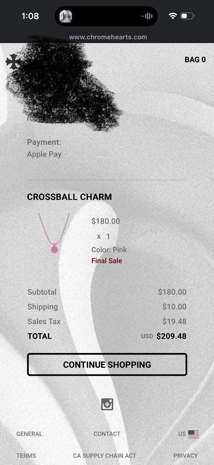 Chrome Hearts chrome hearts crossball charm Size ONE SIZE - 2 Thumbnail