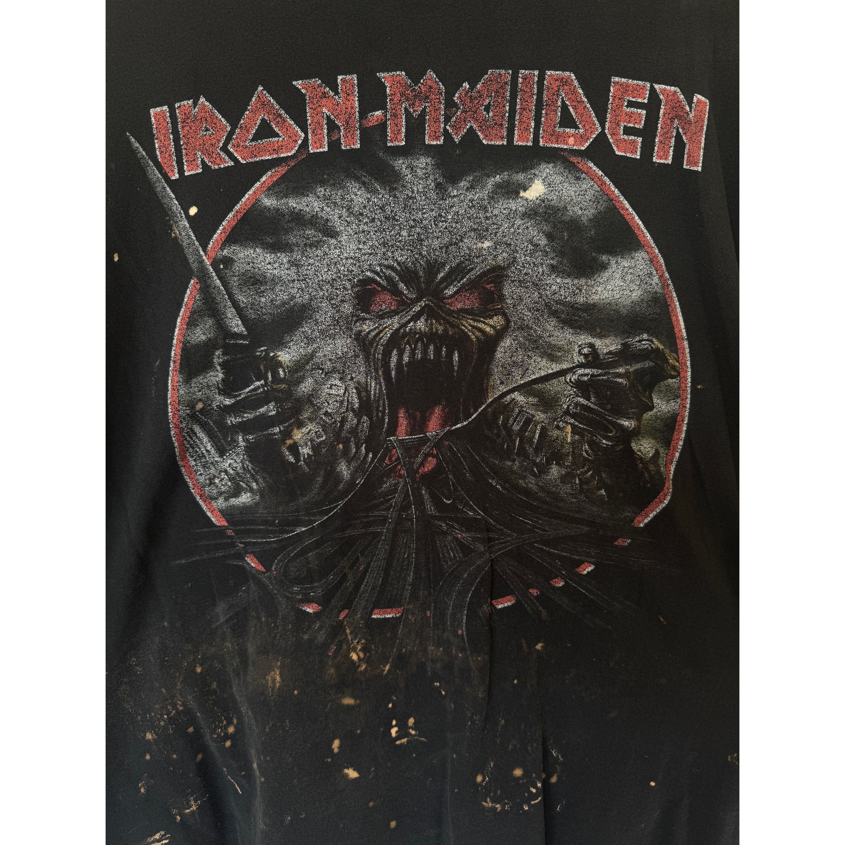 Vintage Iron Madien Final Frontier Tour Thrashed Tee Size US XL / EU 56 / 4 - 3 Thumbnail