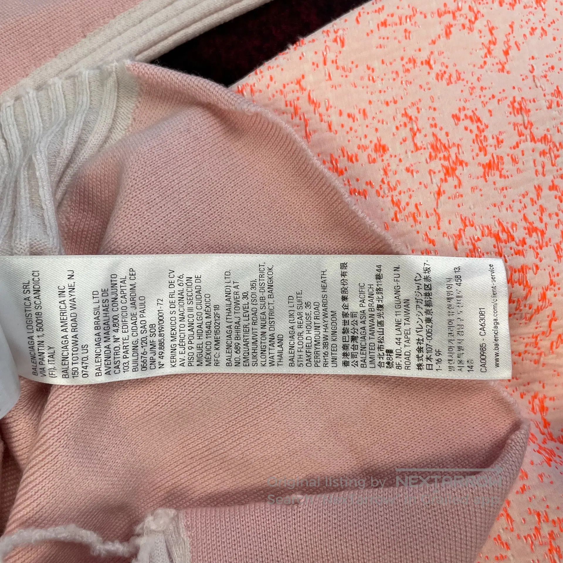 Balenciaga Balenciaga Summer candy pink BB wheat ear patchwork zipper Size M / US 6-8 / IT 42-44 - 5 Thumbnail