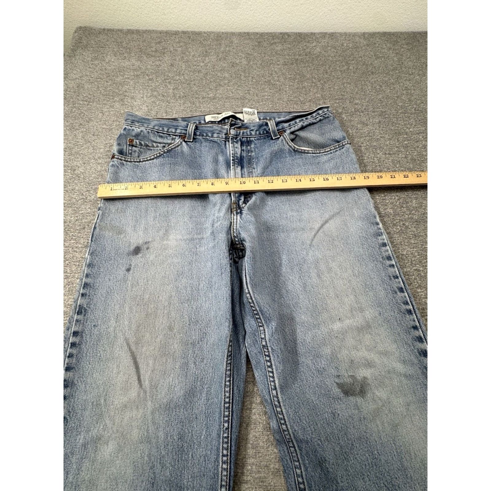 Levi's VINTAGE Levi's 505 Jeans Regular Fit 36x30 Denim Straight Light Blue Y2K Red Tab Men Jeans Size US 36 / EU 52 - 7 Thumbnail