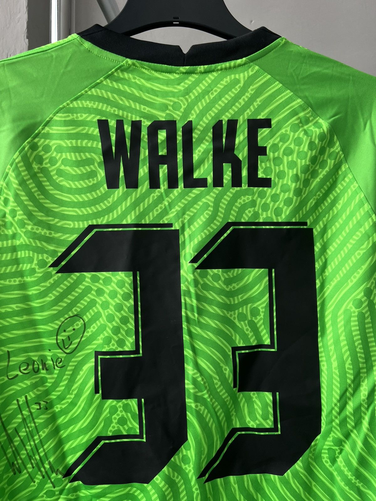 Nike 2021/22 SALZBURG #33 WALKE PLAYER ISSUED MATCH WORN JERSEY Size US XL / EU 56 / 4 - 15 Thumbnail