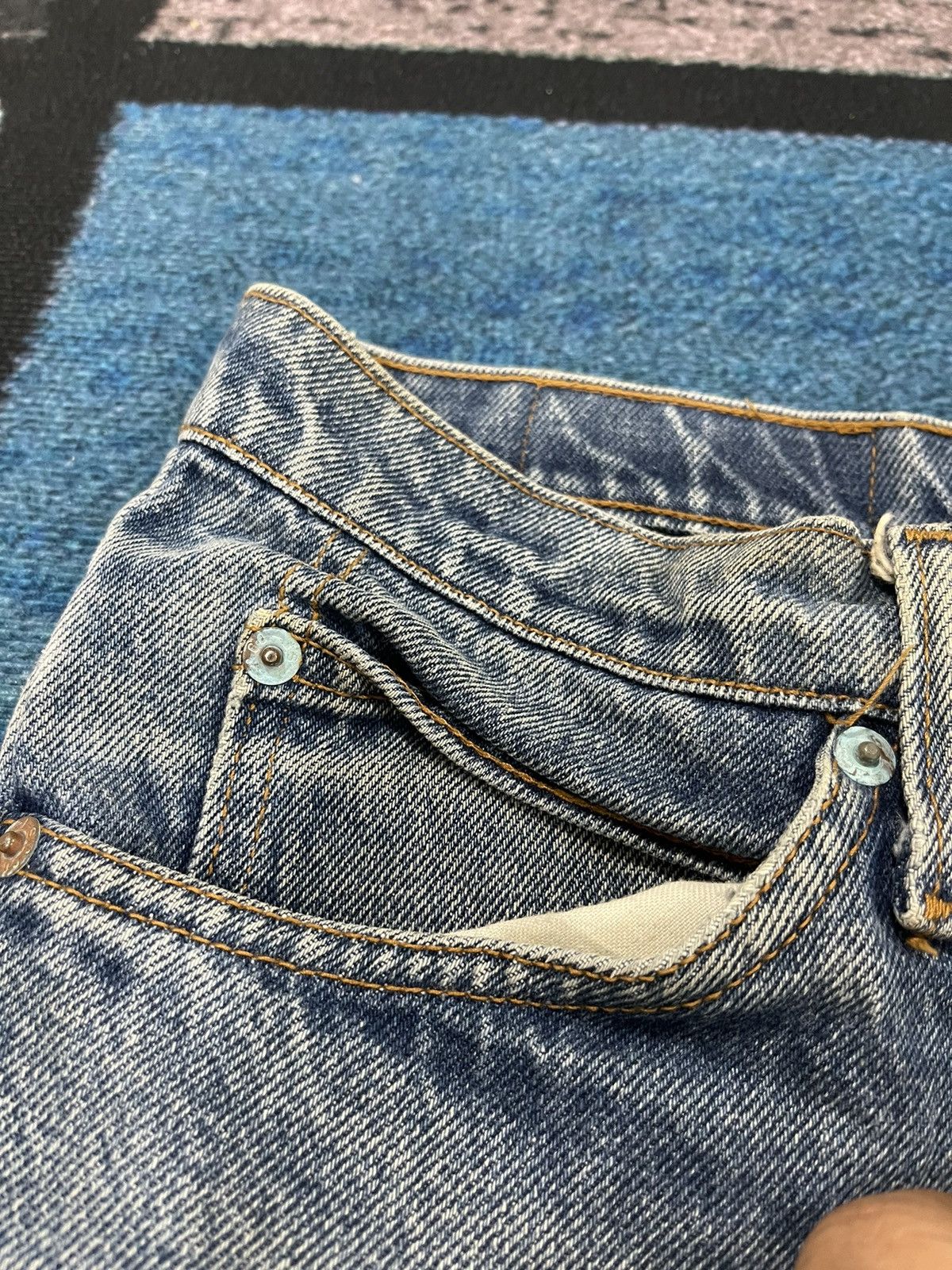 Levi's Vintage Levis Orange Tab Distressed Denim Pants Size US 30 / EU 46 - 10 Thumbnail