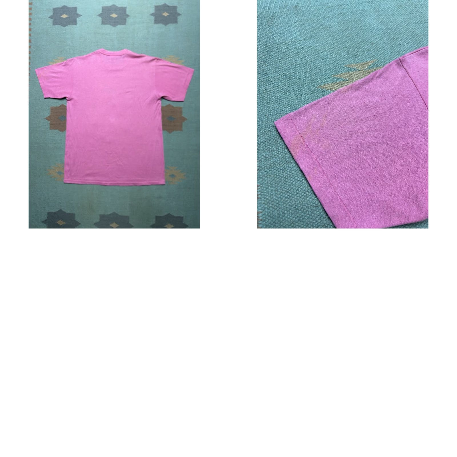 Disney VINTAGE 80s Minnie Mouse Disney Florida single stitch pink T-Shirt LARGE Men Size US L / EU 52-54 / 3 - 8 Thumbnail