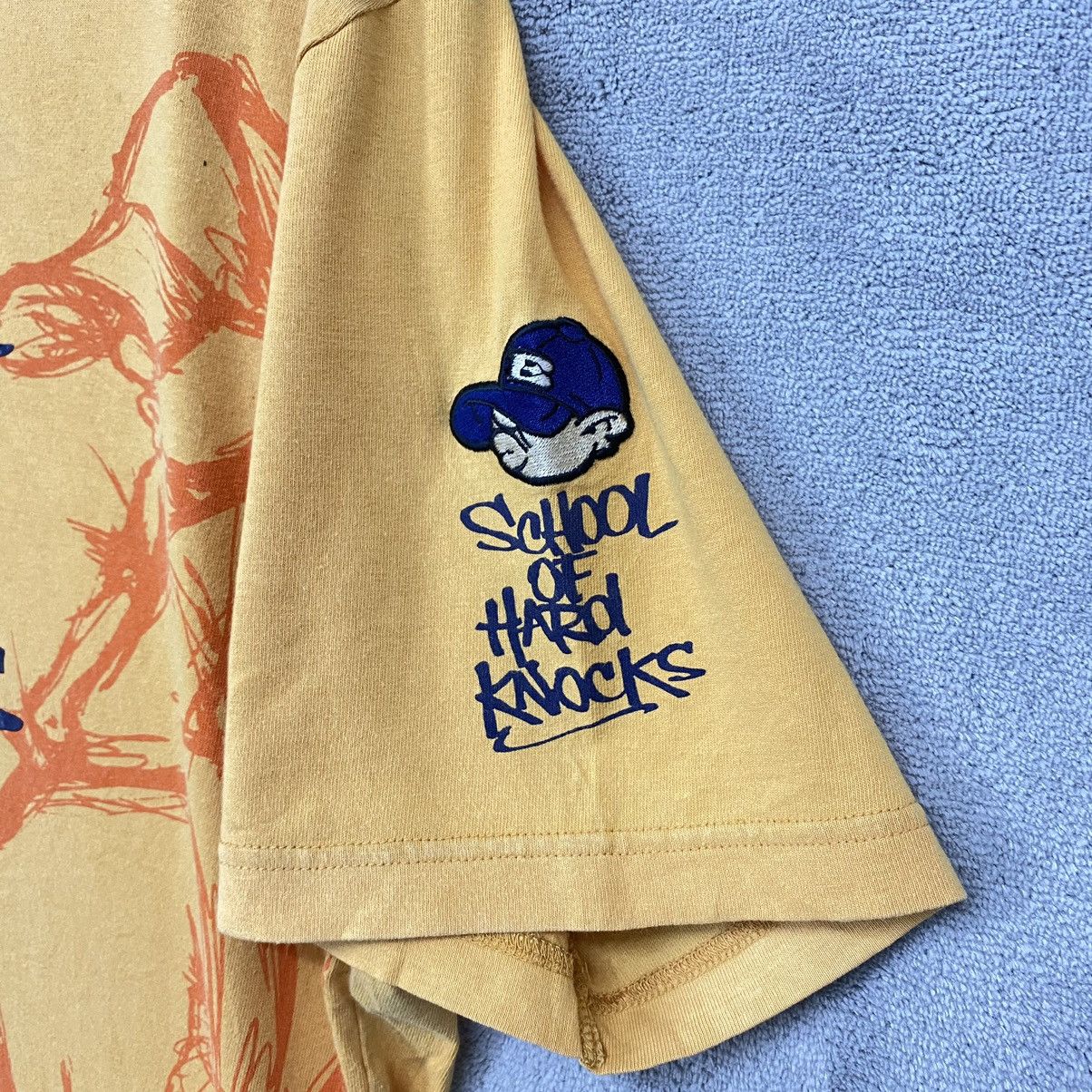 Rap Tees Y2K🔥90s School Of Hard Knocks Full Print Tee Size US XL / EU 56 / 4 - 5 Thumbnail