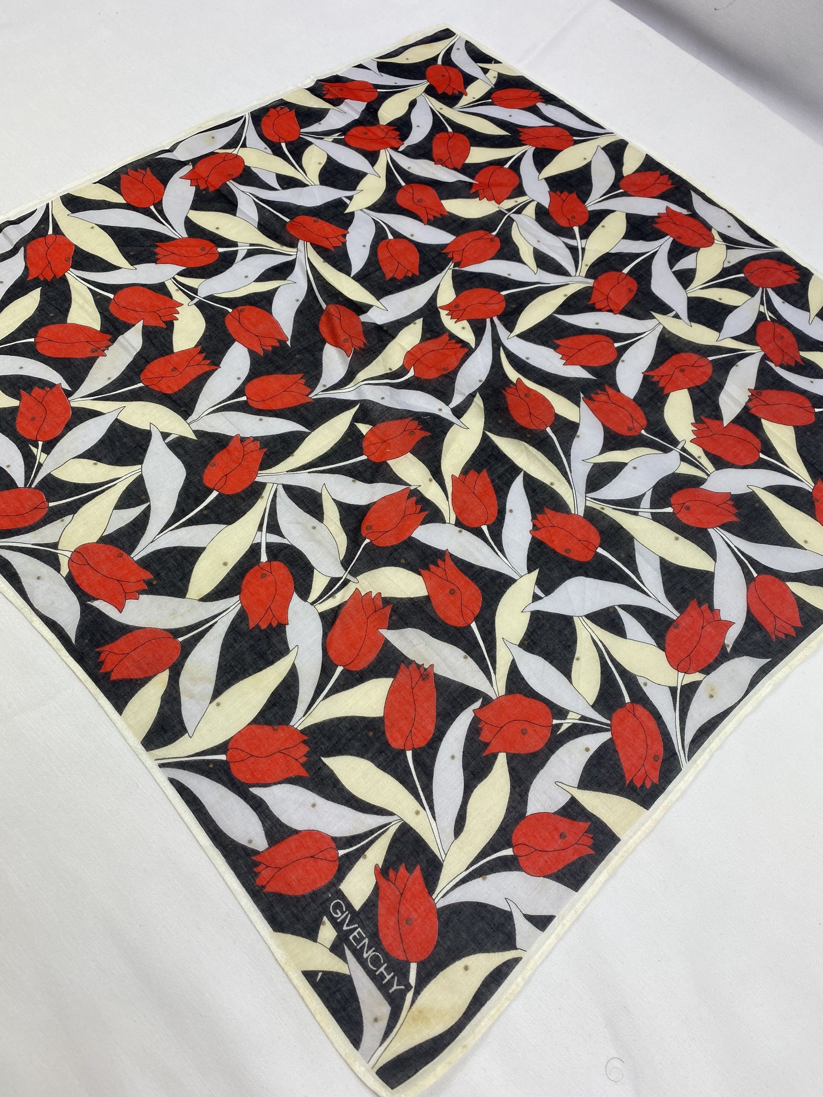 Vintage Givenchy Handkerchief / Bandana / Neckerchief Size ONE SIZE - 4 Thumbnail