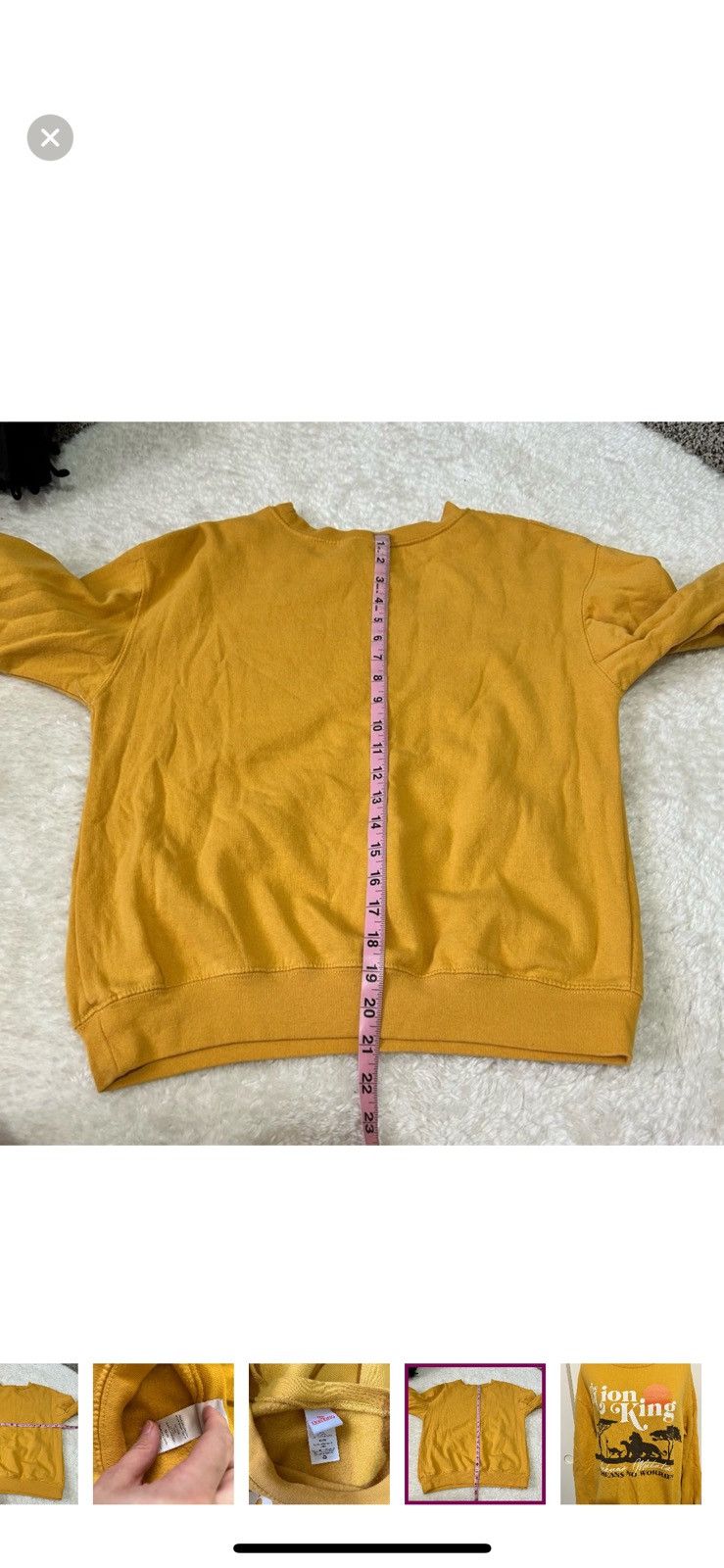 Disney Disney XS the lion king crewneck sweatshirt Size XS / US 0-2 / IT 36-38 - 2 Thumbnail