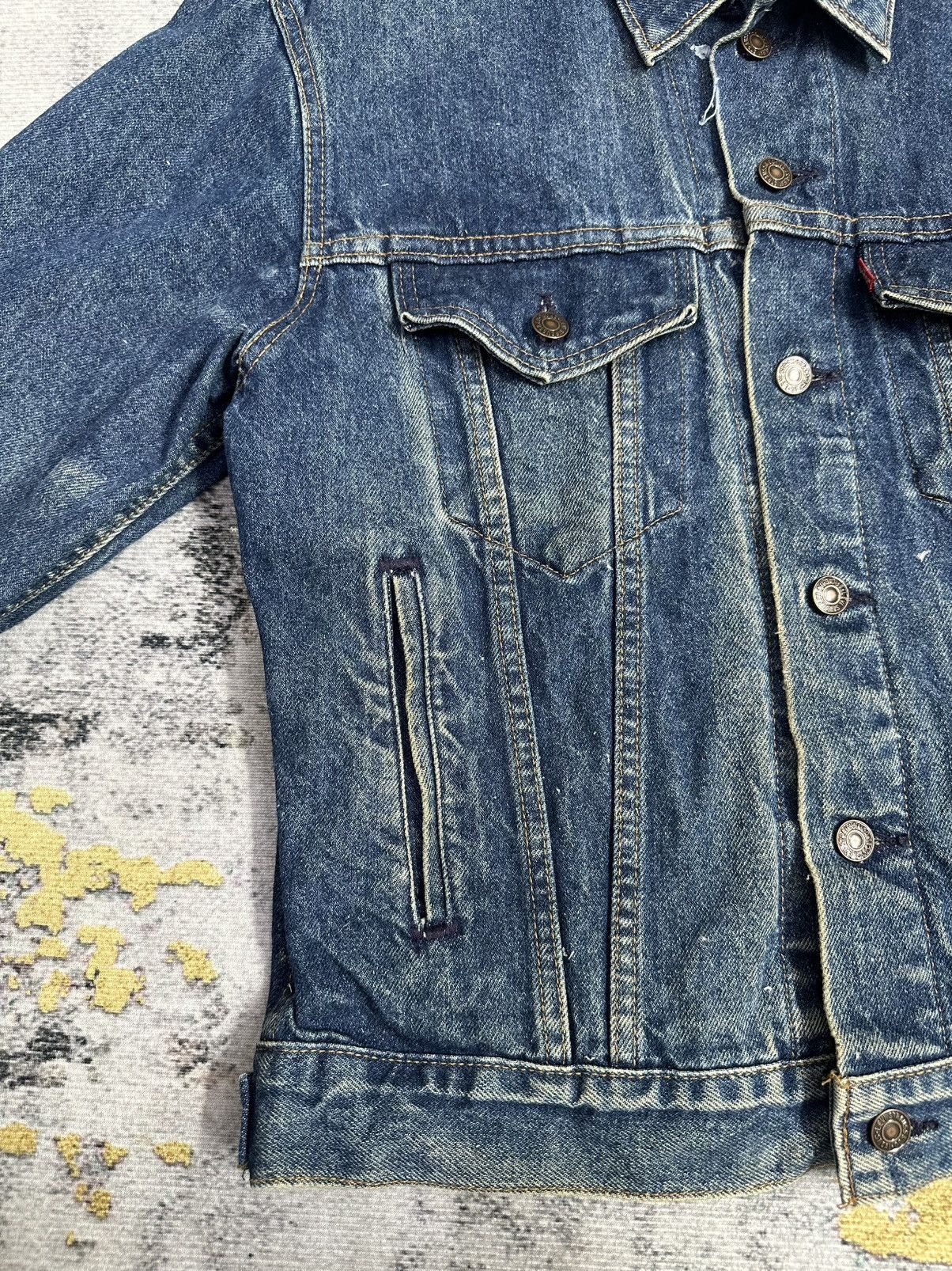 Levi's Vintage Clothing Vintage Levis Denim Trucker Jacket – Made In USA 70s Style Size US S / EU 44-46 / 1 - 12 Thumbnail