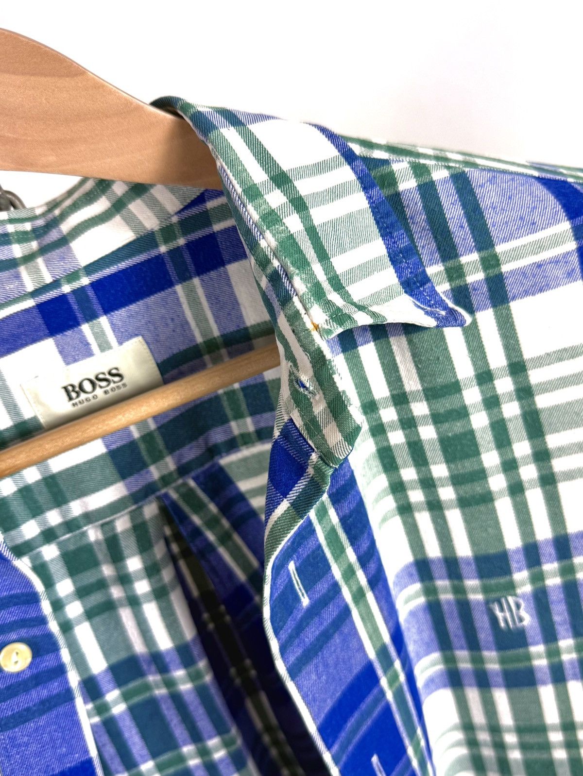 Hugo Boss Vintage 90s Hugo Boss Check Flannel Shirt Size US XL / EU 56 / 4 - 15 Thumbnail