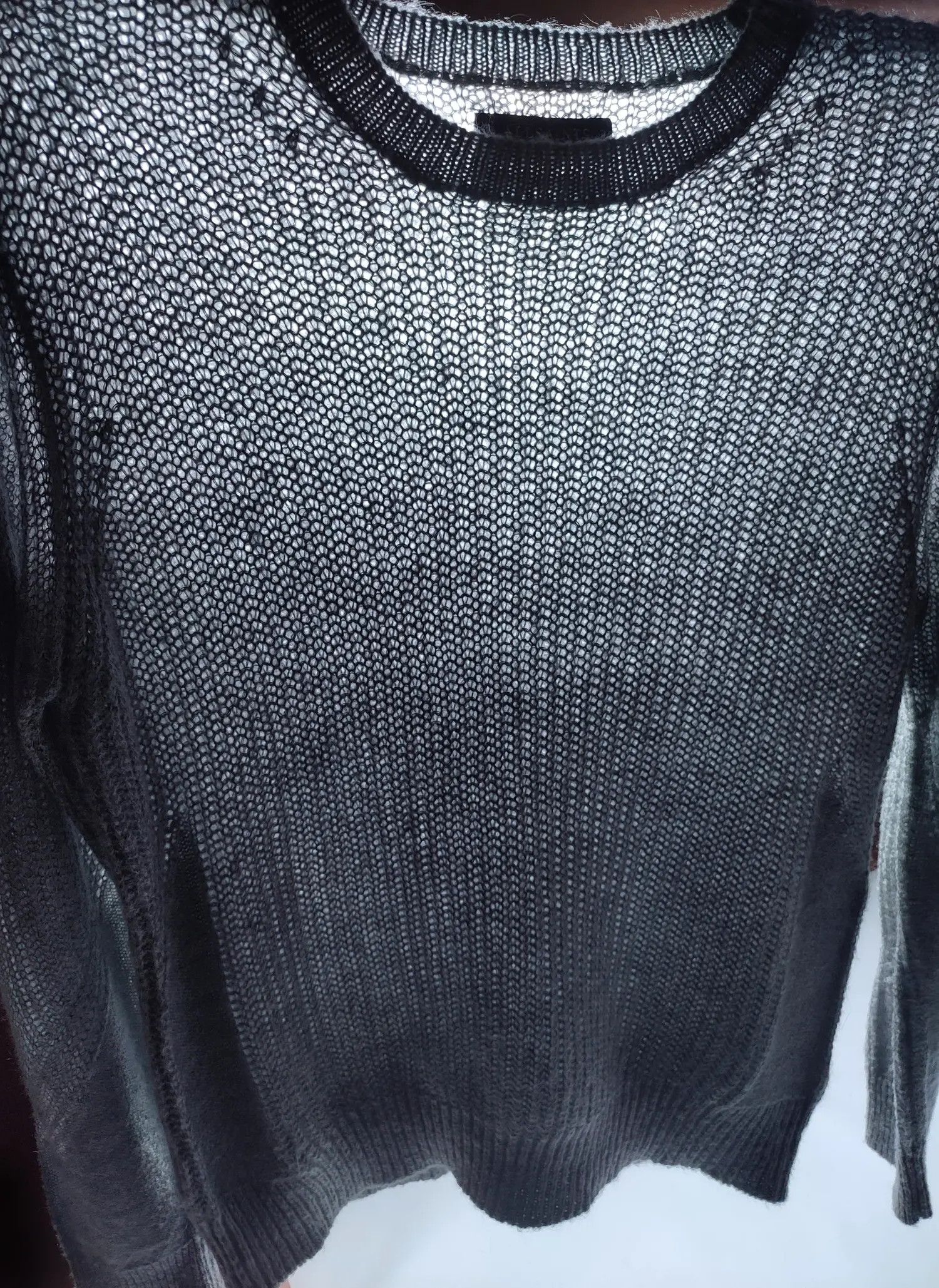 Allsaints Allsaints Montall Crew Mesh Mohair Sweater Size US L / EU 52-54 / 3 - 2 Thumbnail