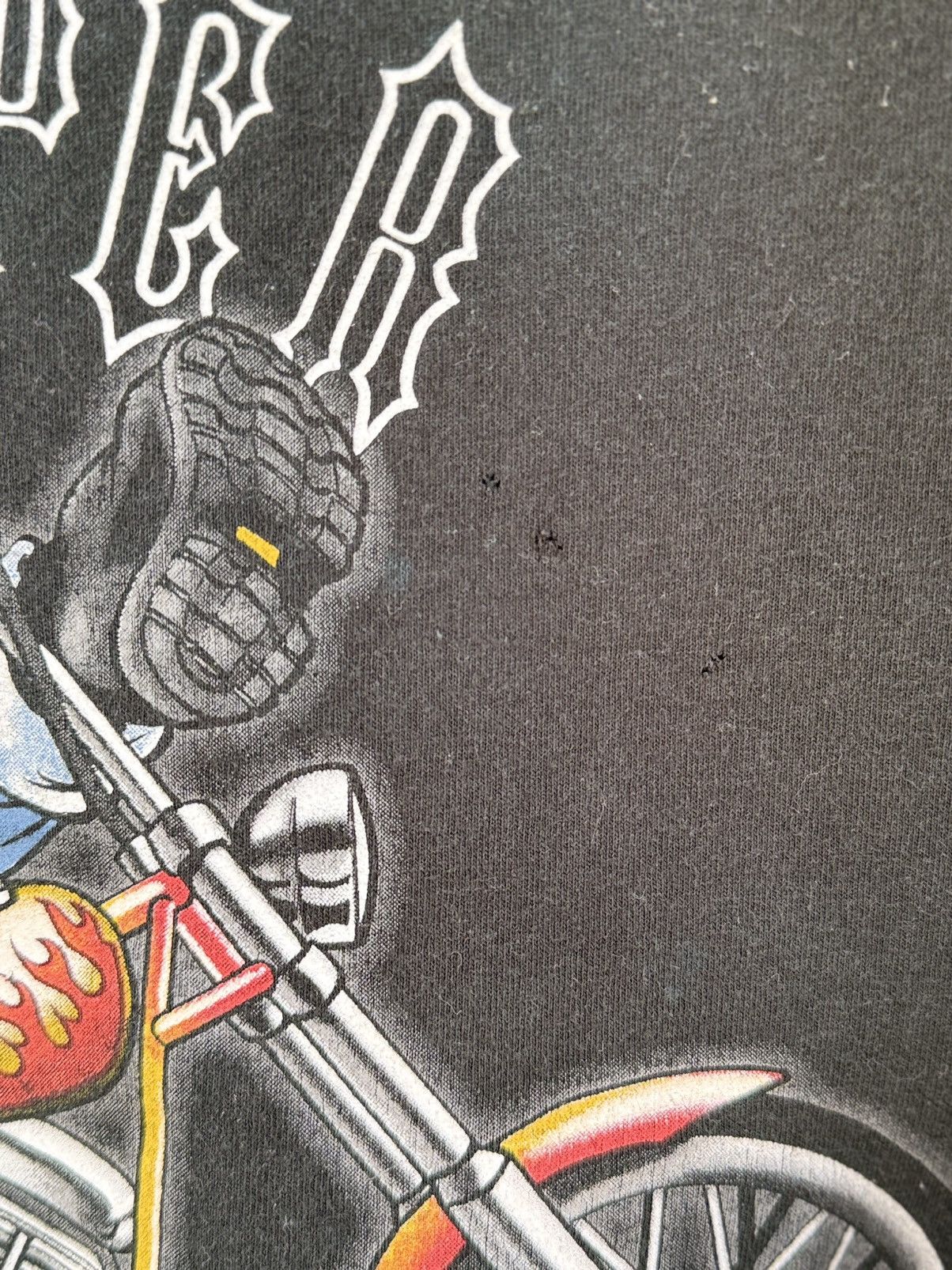 West Coast Choppers Thrashed Vintage Popeye Chooper Ride Strone To The Finish T Size US XXL / EU 58 / 5 - 3 Thumbnail