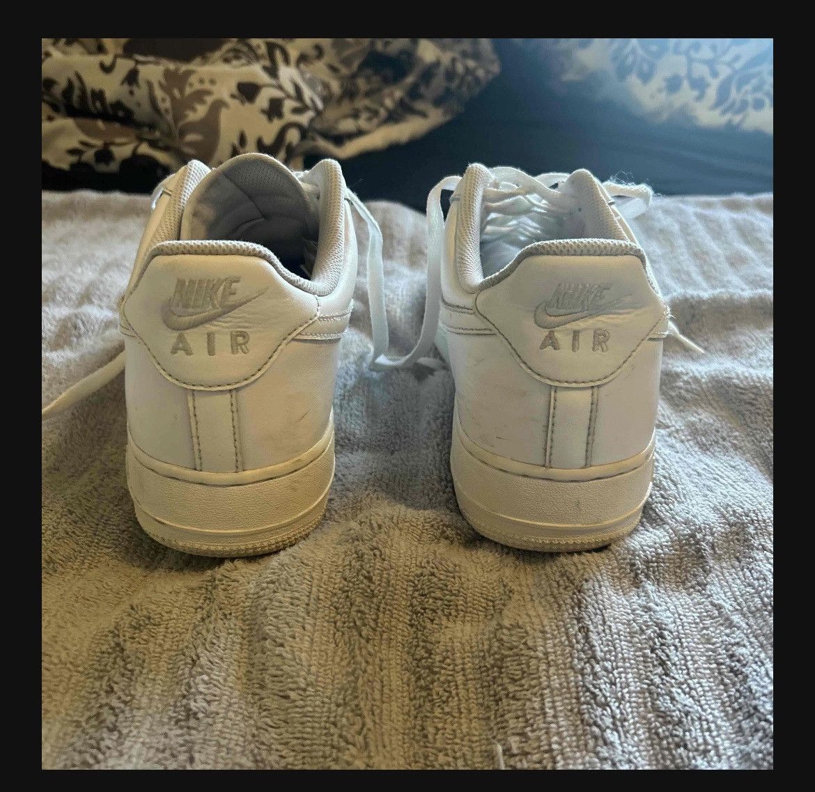 Nike White Air Force 1 Sz 12 Size US 12 / EU 45 - 4 Thumbnail