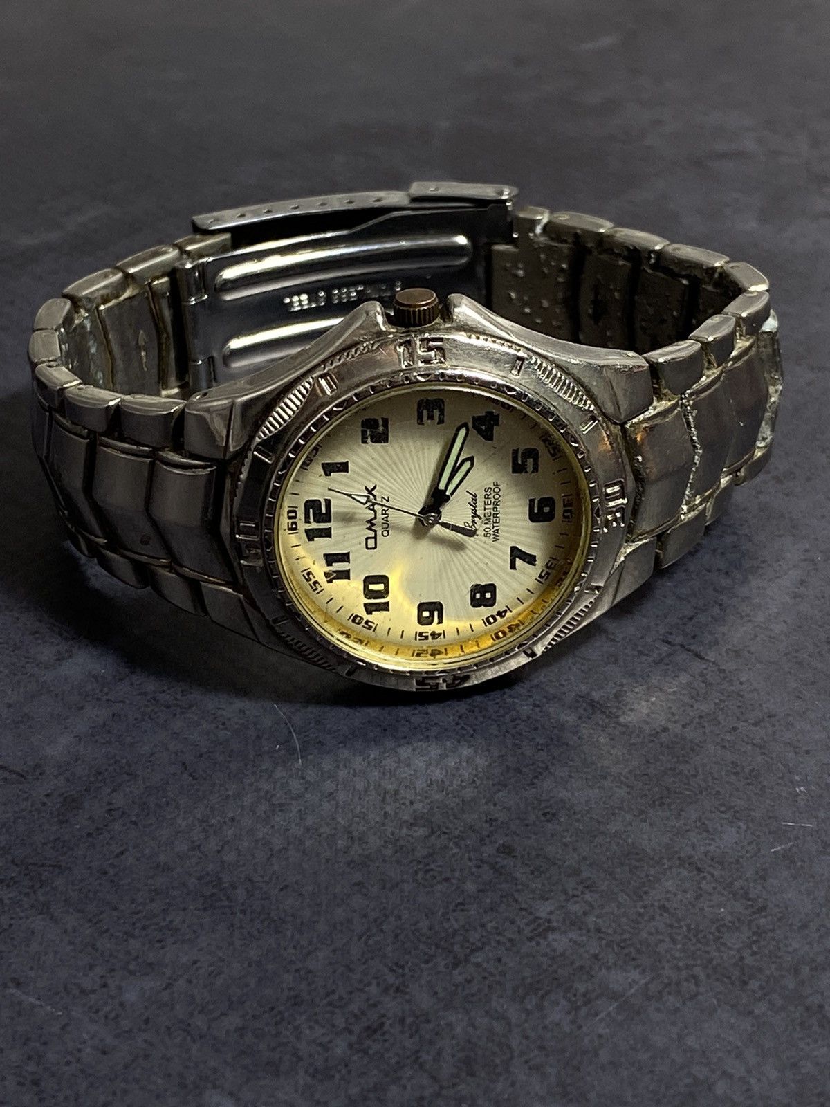 Vintage Omax Quartz Watch Luminous Hands Vintage Japanese Brand 🇯🇵 Size ONE SIZE - 5 Thumbnail