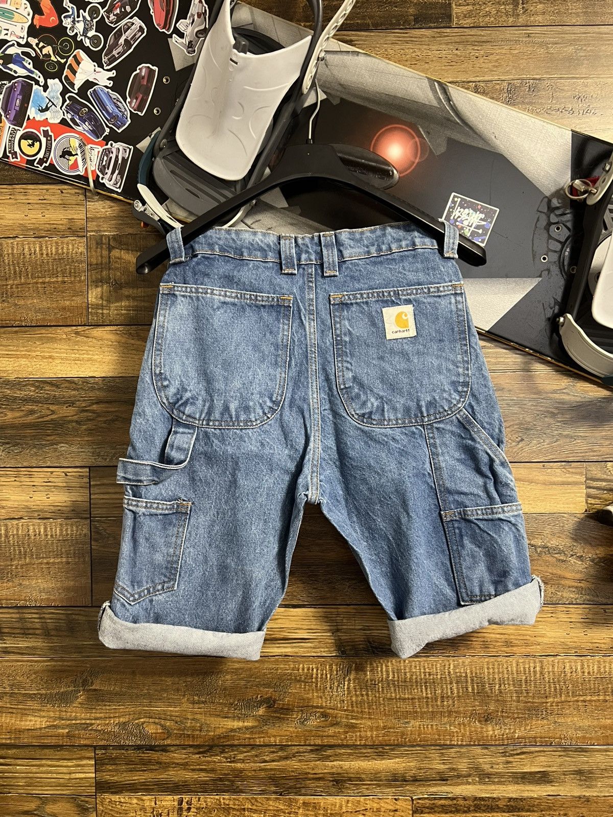 Carhartt Carhartt Men's Relaxed Fit Carpenter Denim Shorts Size 30 Size US 30 / EU 46 - 7 Thumbnail