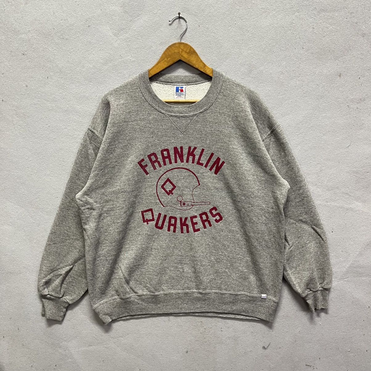 Russell Athletic 90s Russell Athletic Franklin Quakers Crewneck (XXL) Size US XXL / EU 58 / 5 - 1 Thumbnail