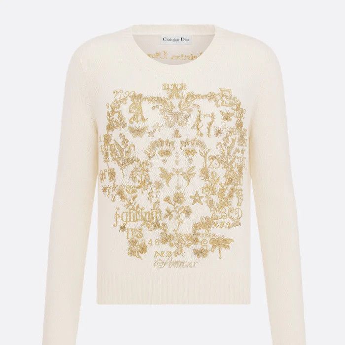 Dior o1bcso1str0126 Sweaters in White Size S / US 4 / IT 40 - 1 Thumbnail