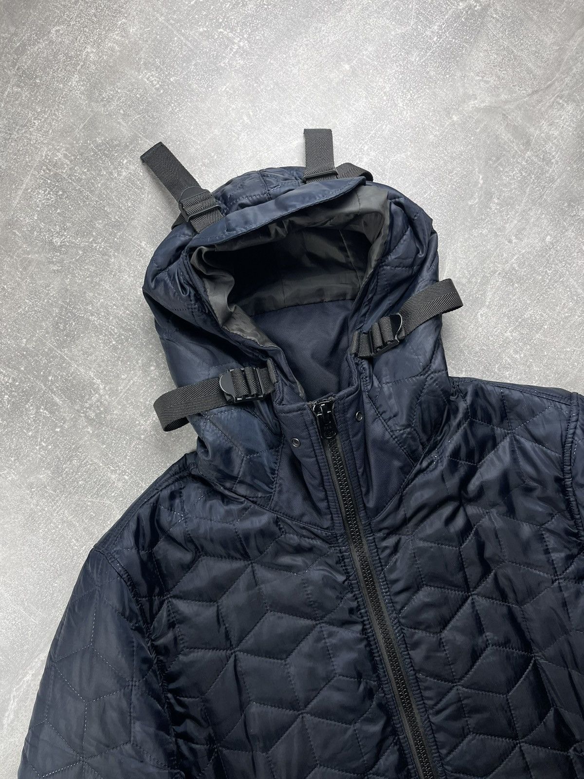 G-Star G Star RAW Quilted Straps Hooded Patches Jacket Padded Size US XL / EU 56 / 4 - 5 Thumbnail