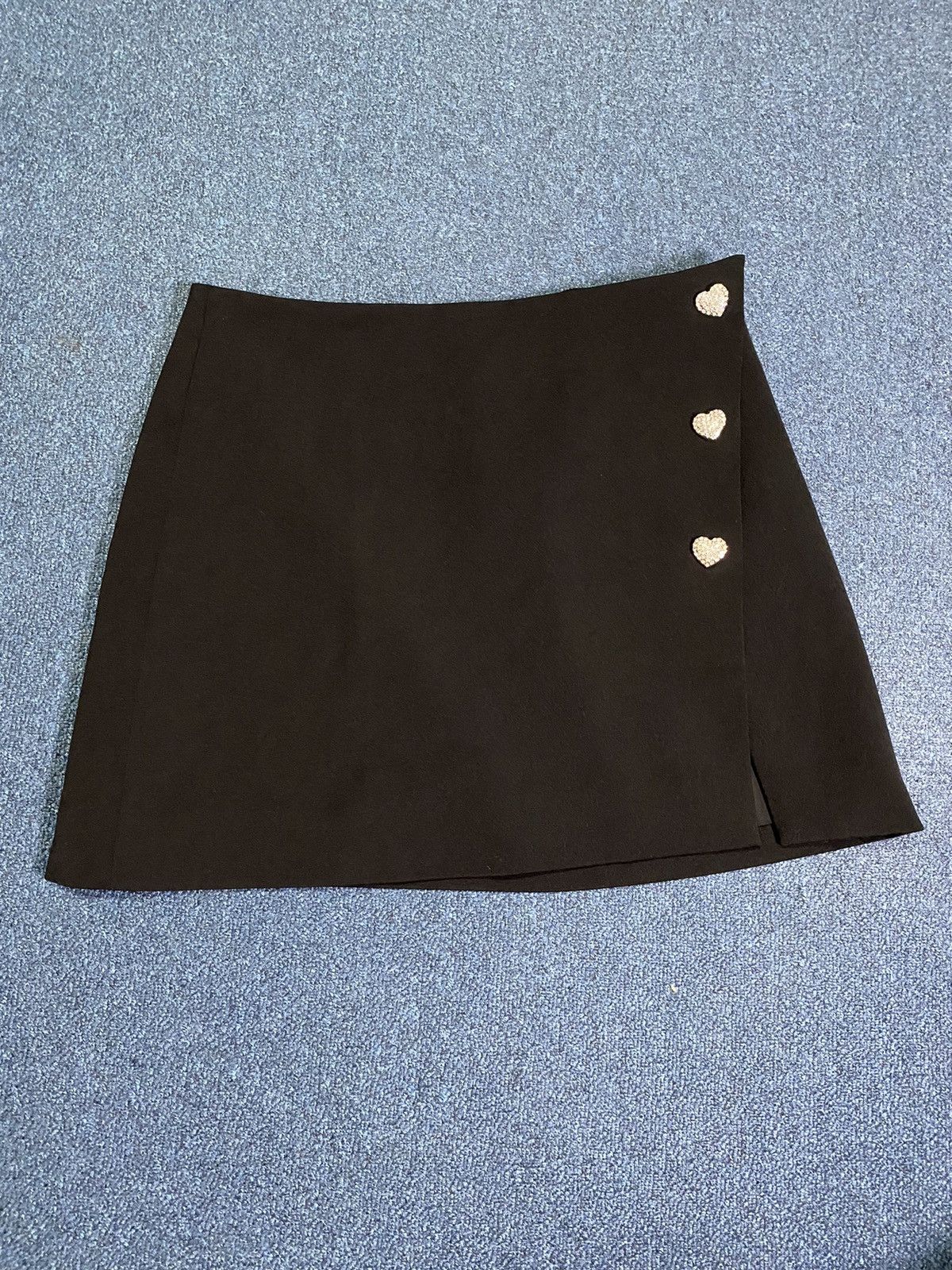 Self-Portrait Embellished Twill Wrap Mini Skirt Size 30" / US 8 / IT 44 - 1 Thumbnail